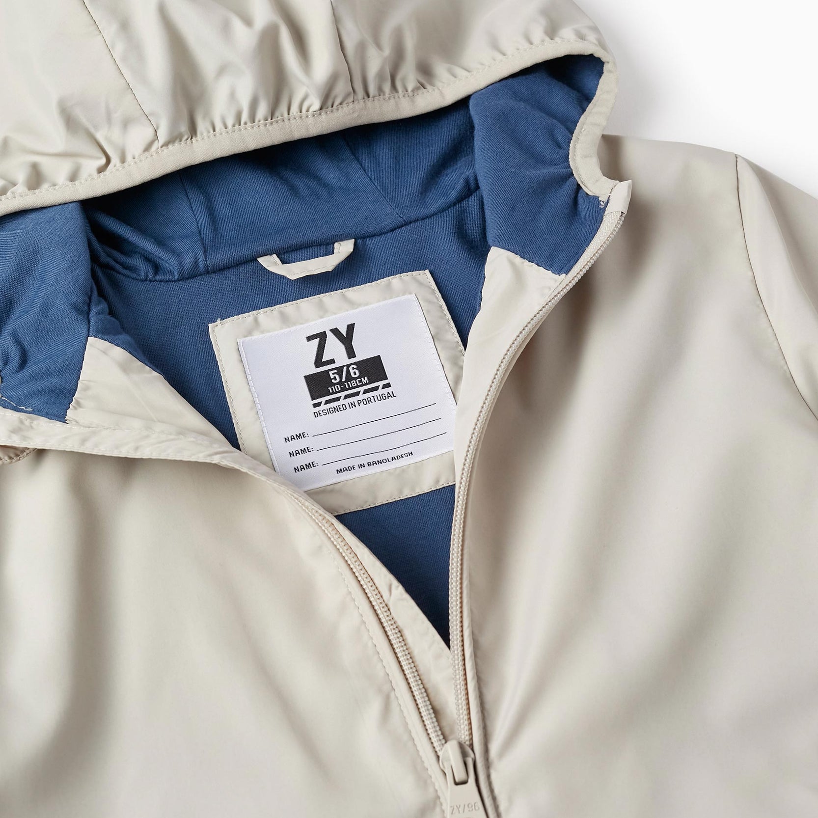 Hooded Windbreaker Jacket for Boys, Grey