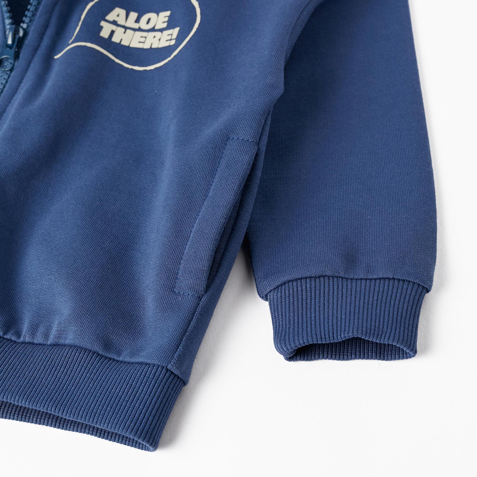 Hooded Jacket with 3D Ears for Baby Boys 'Aloe There!', Blue