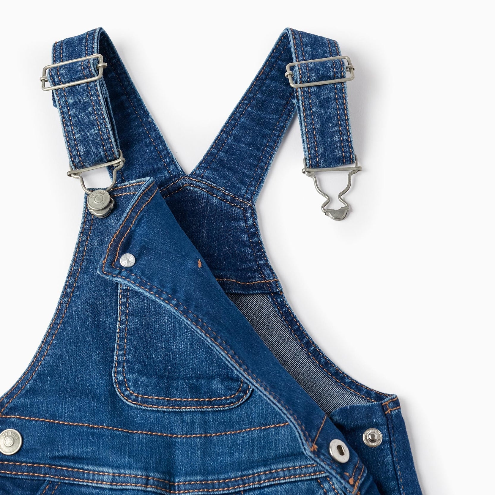 Denim Dungarees for Baby, Blue