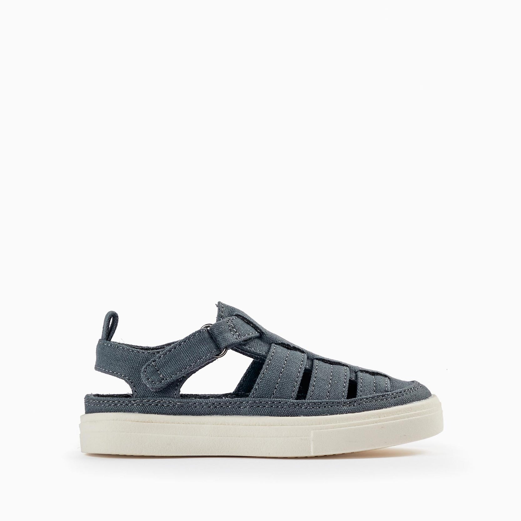 Closed Strap Sandals for Baby Boy, Grey