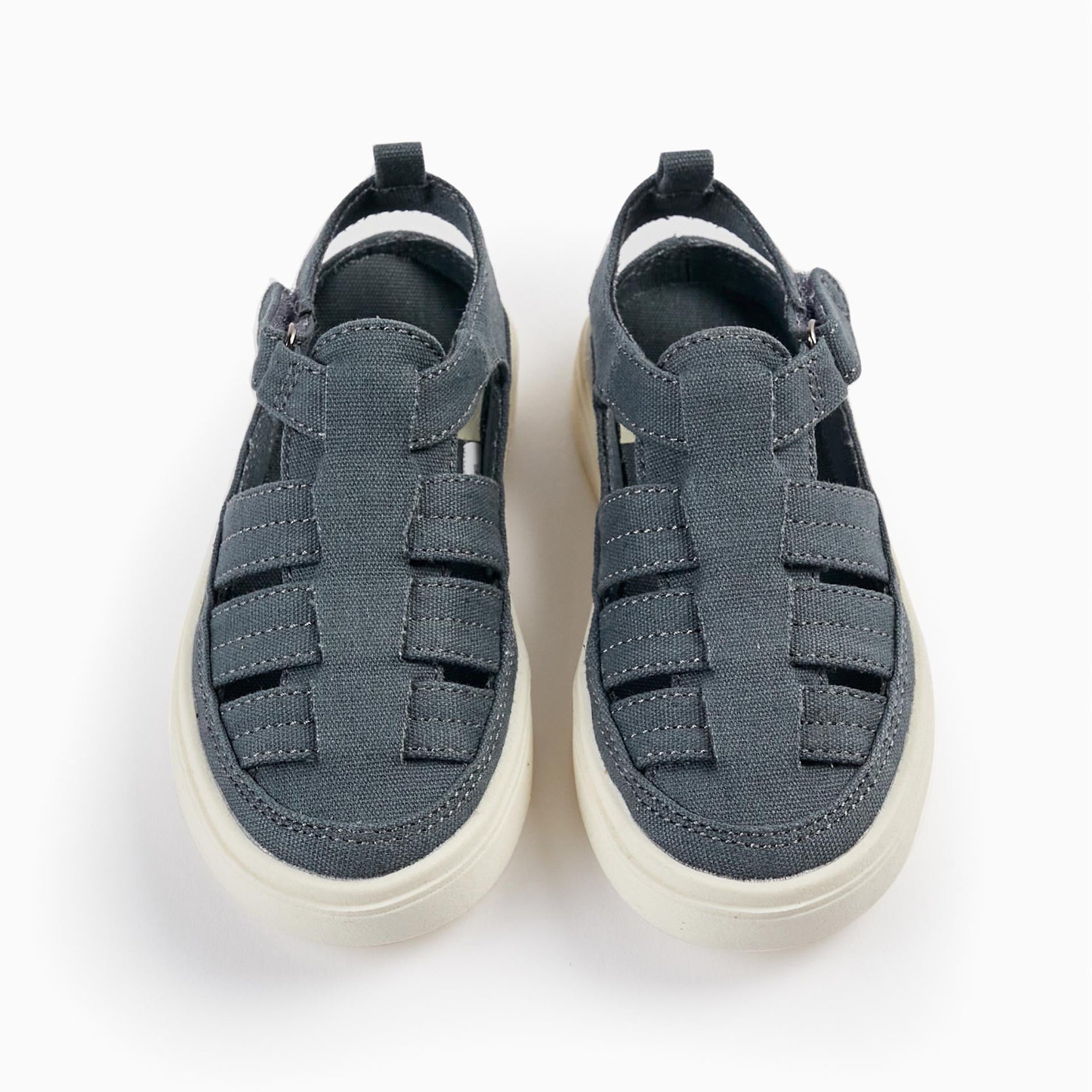 Closed Strap Sandals for Baby Boy, Grey