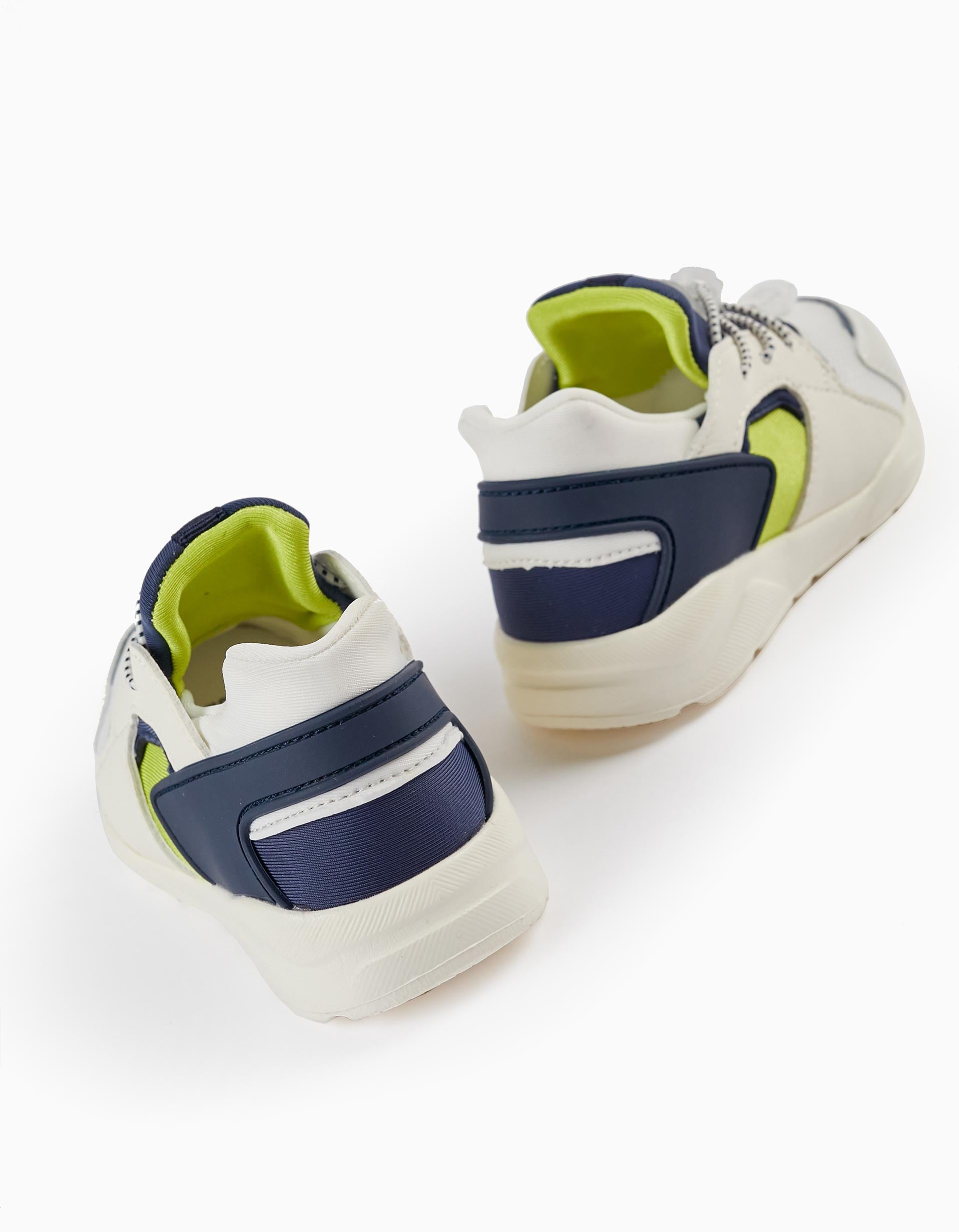 Trainers for Baby Boys 'ZY Superlight', White/Dark Blue/Green