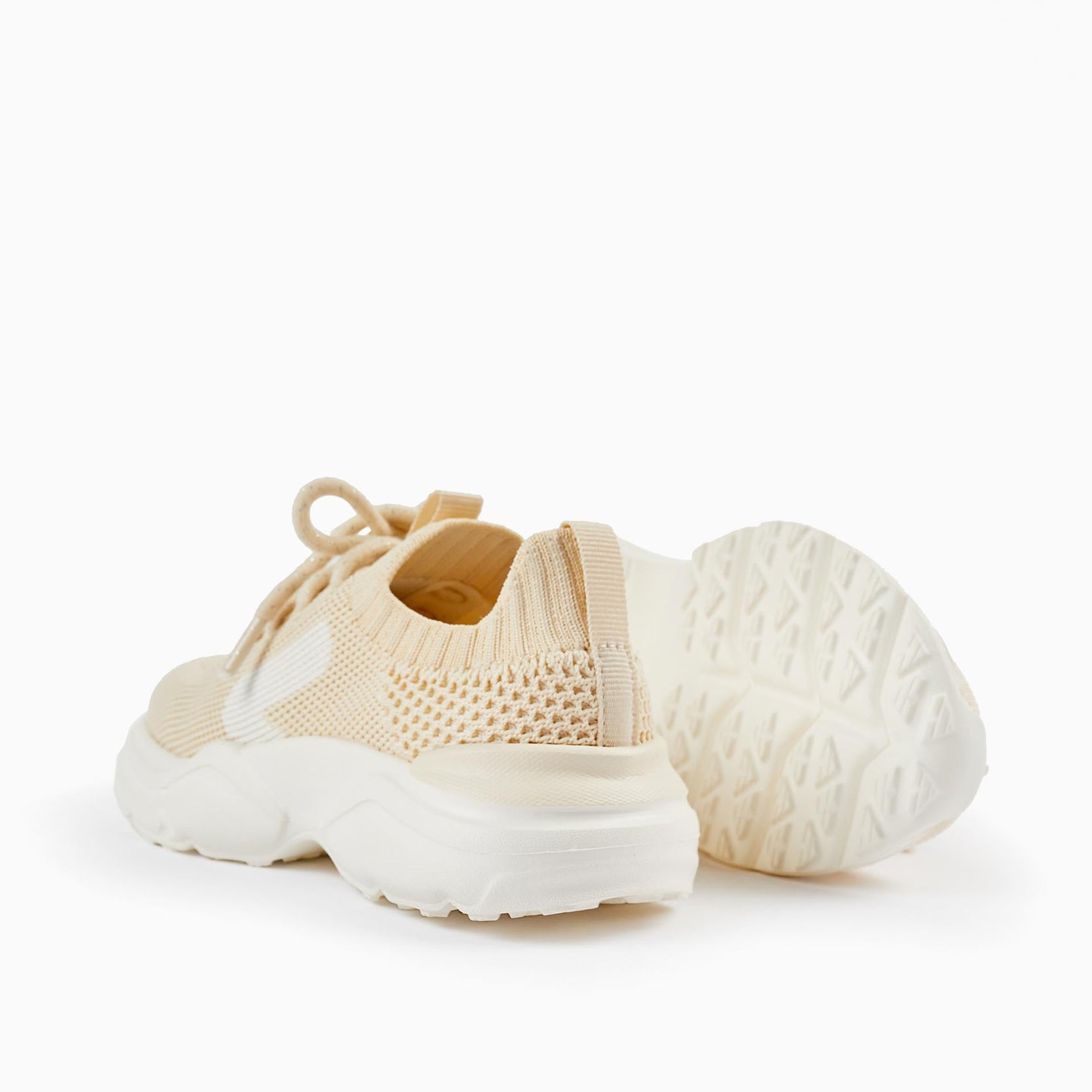 Sports Trainers in Mesh for Baby Girls 'Superlight', Beige/White