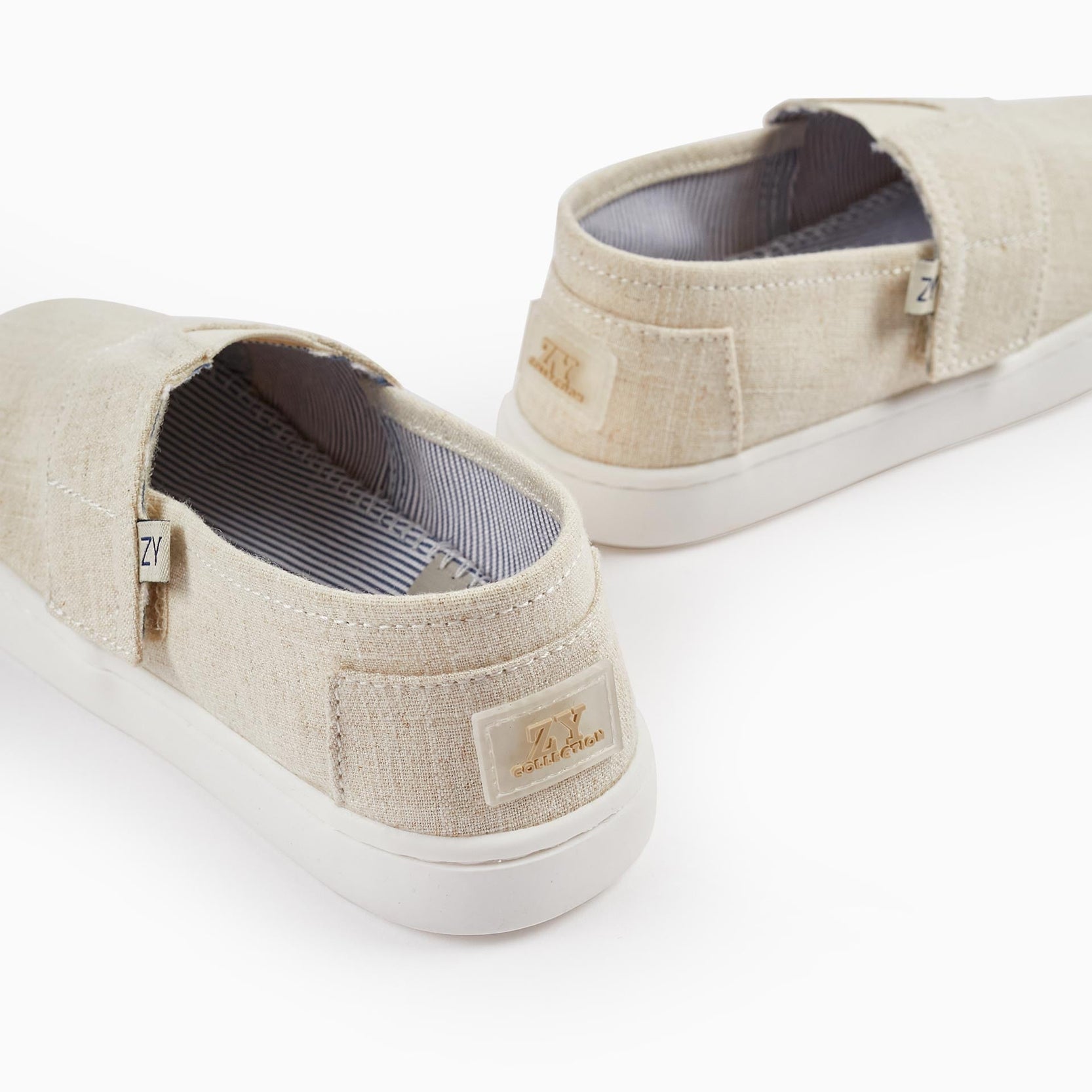 Fabric Espadrilles for Boys, Beige