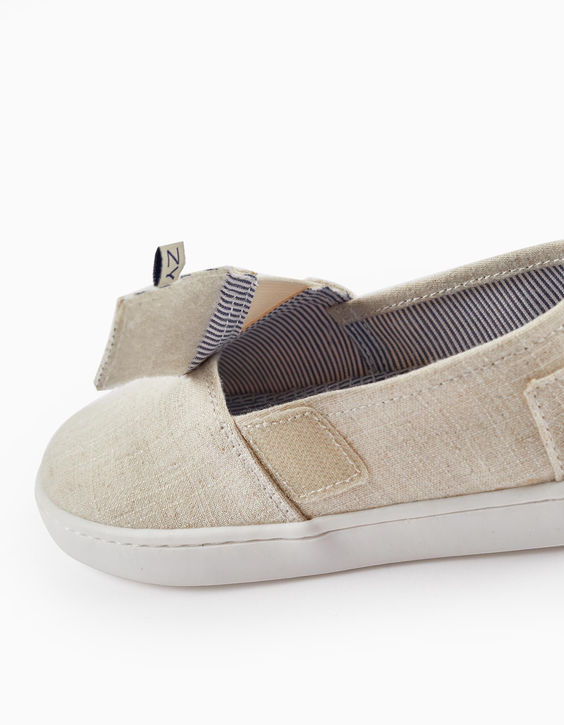 Fabric Espadrilles for Boys, Beige