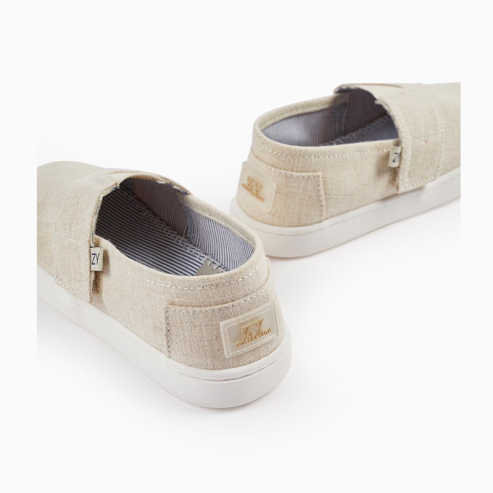 Fabric Espadrilles for Boys, Beige