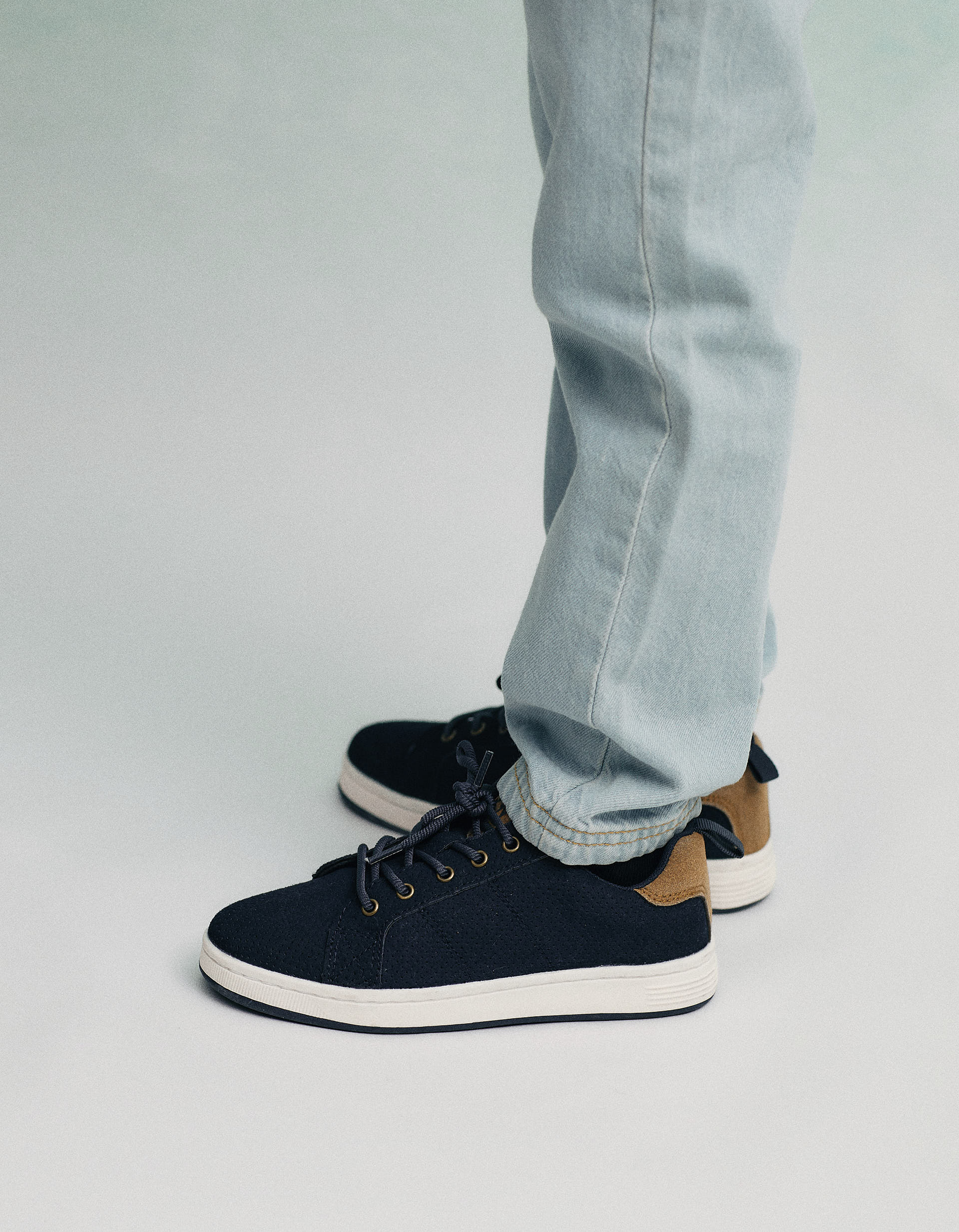 Trainers in Suedine for Boys 'ZY 1996', Dark Blue