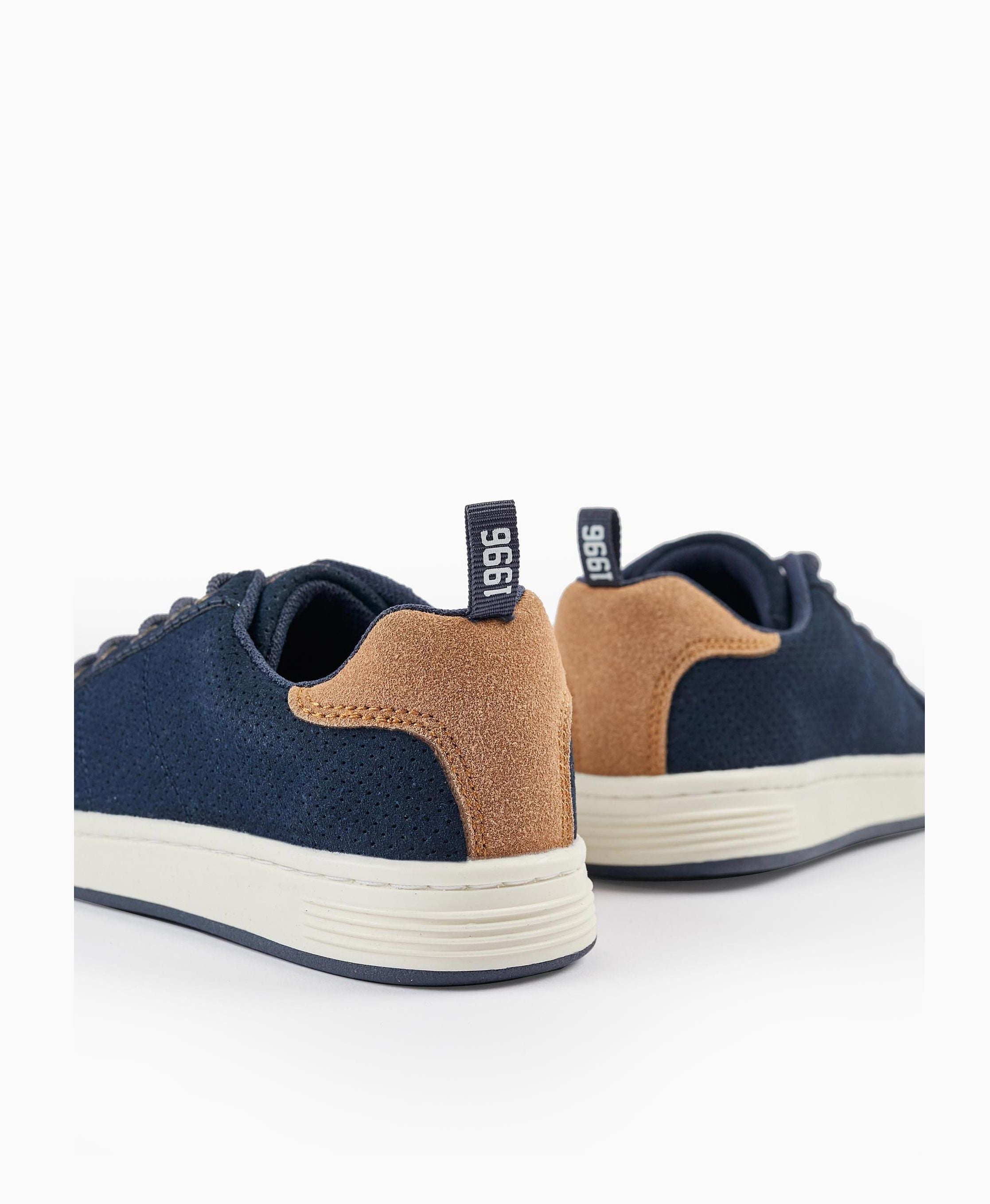 Trainers in Suedine for Boys 'ZY 1996', Dark Blue