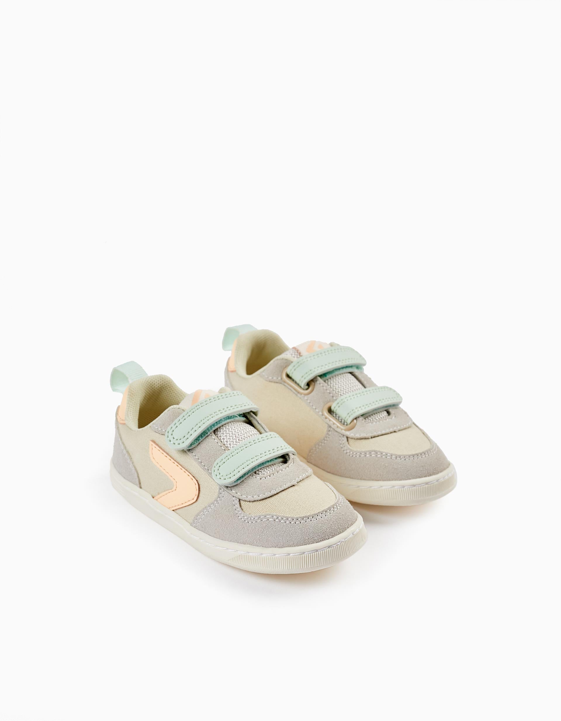 Trainers for Baby Girls 'ZY Move', Grey/Mint/Peach