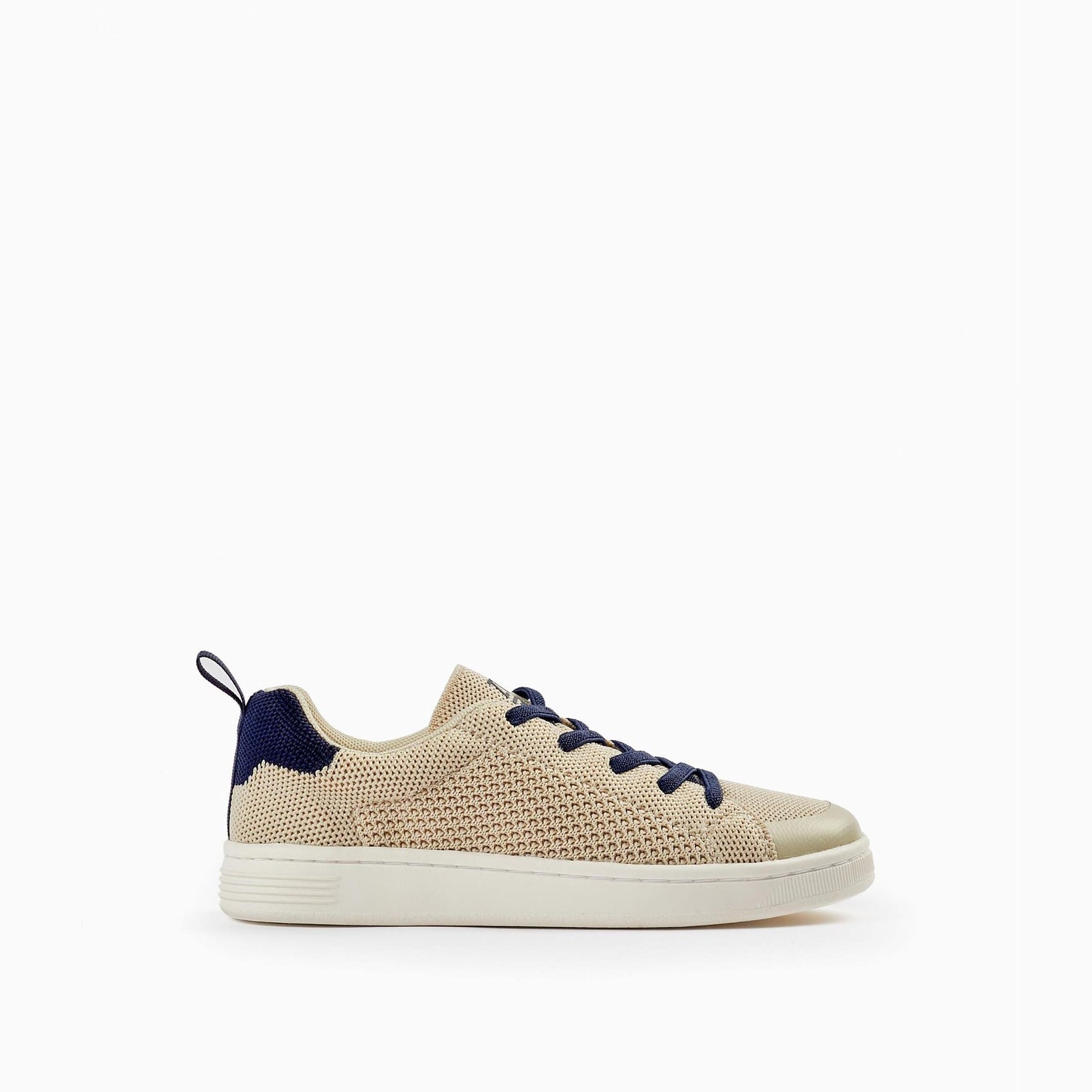 Trainers in Mesh for Boys 'ZY 1996', Beige/Dark Blue
