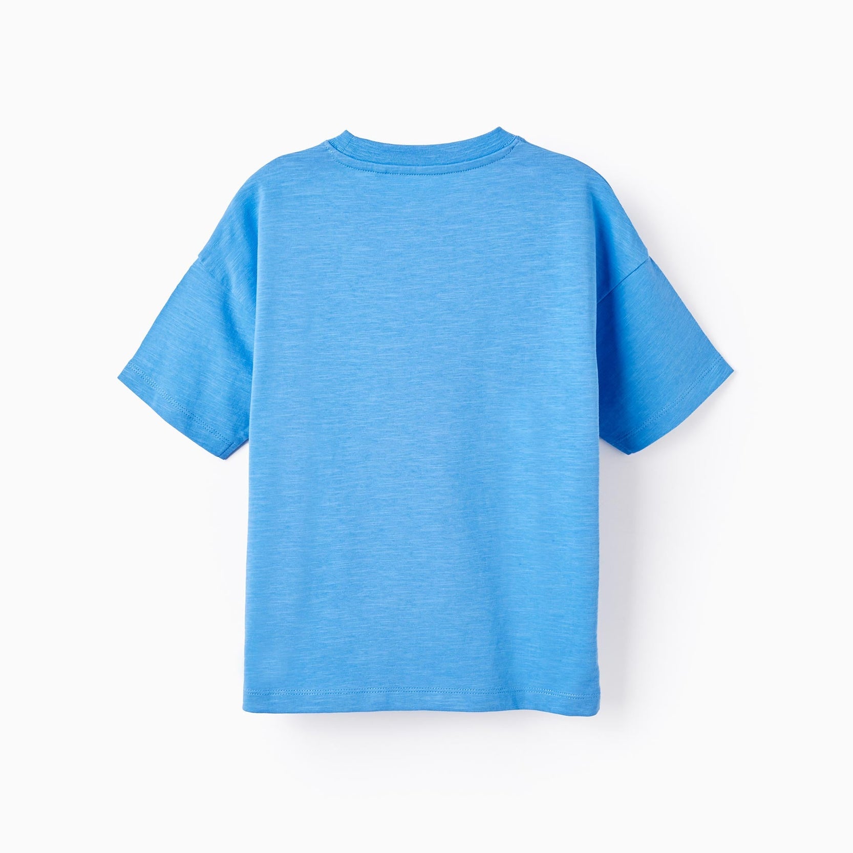 Cotton Jersey T-shirt for Boys, Blue