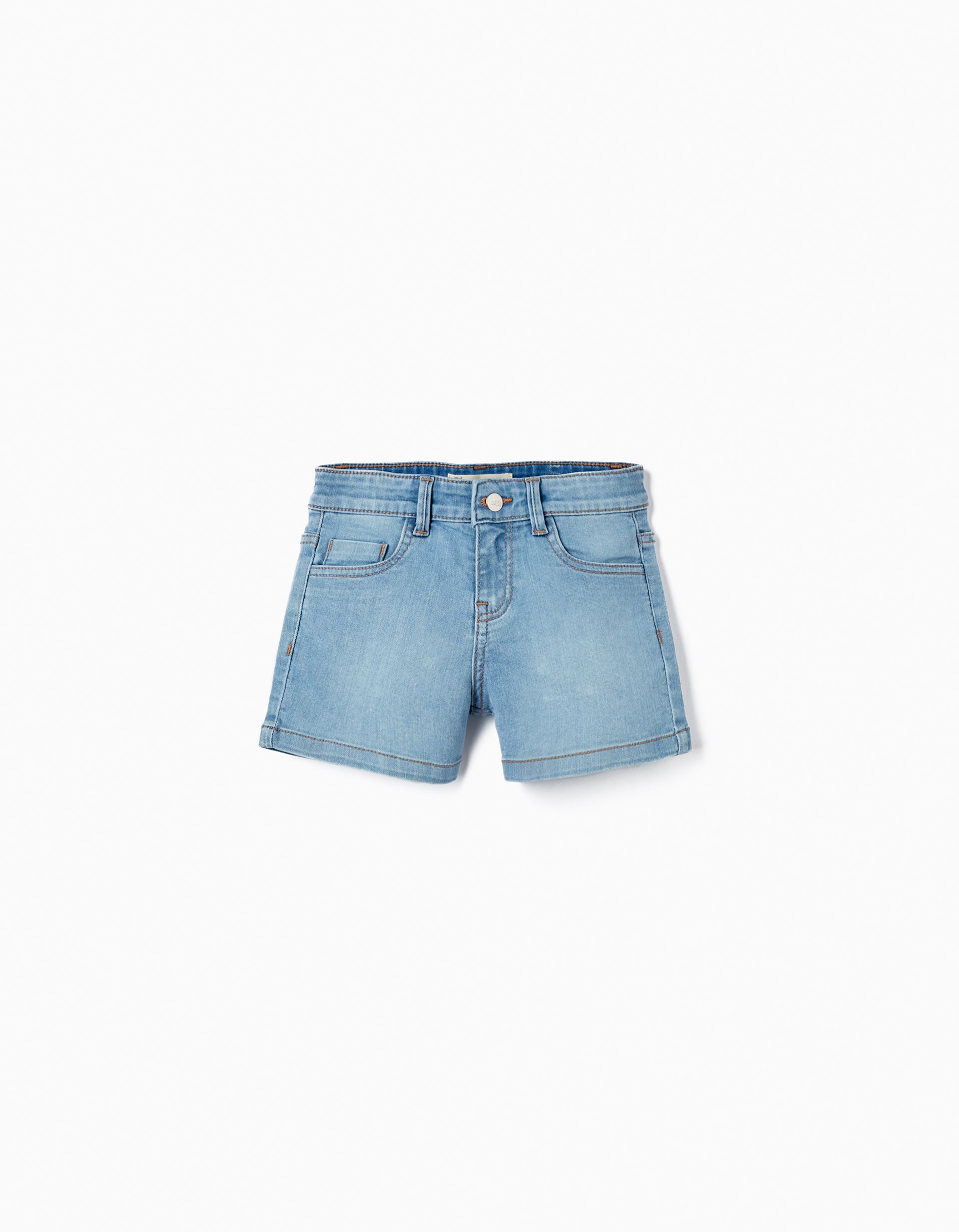 Denim Shorts for Girls, Light Blue