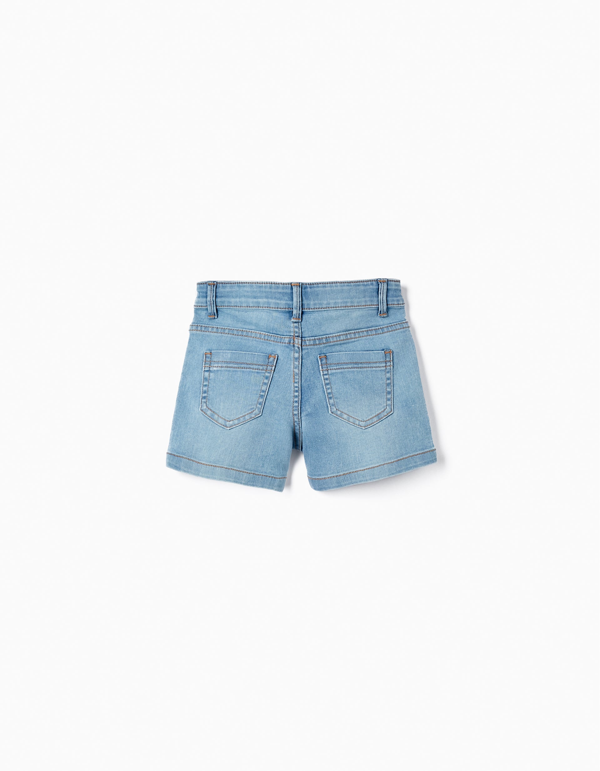 Denim Shorts for Girls, Light Blue