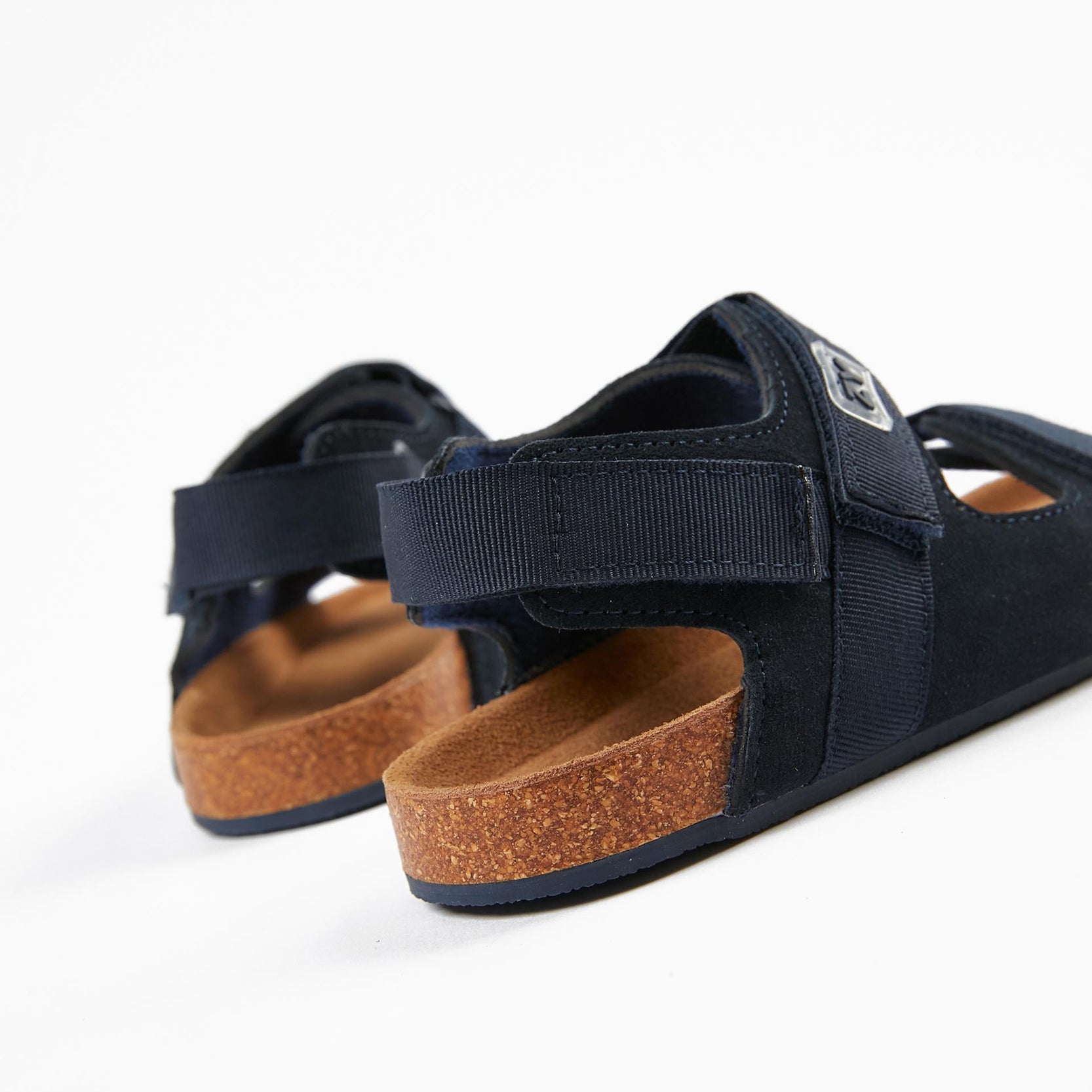 Leather Sandals for Boys, Dark Blue