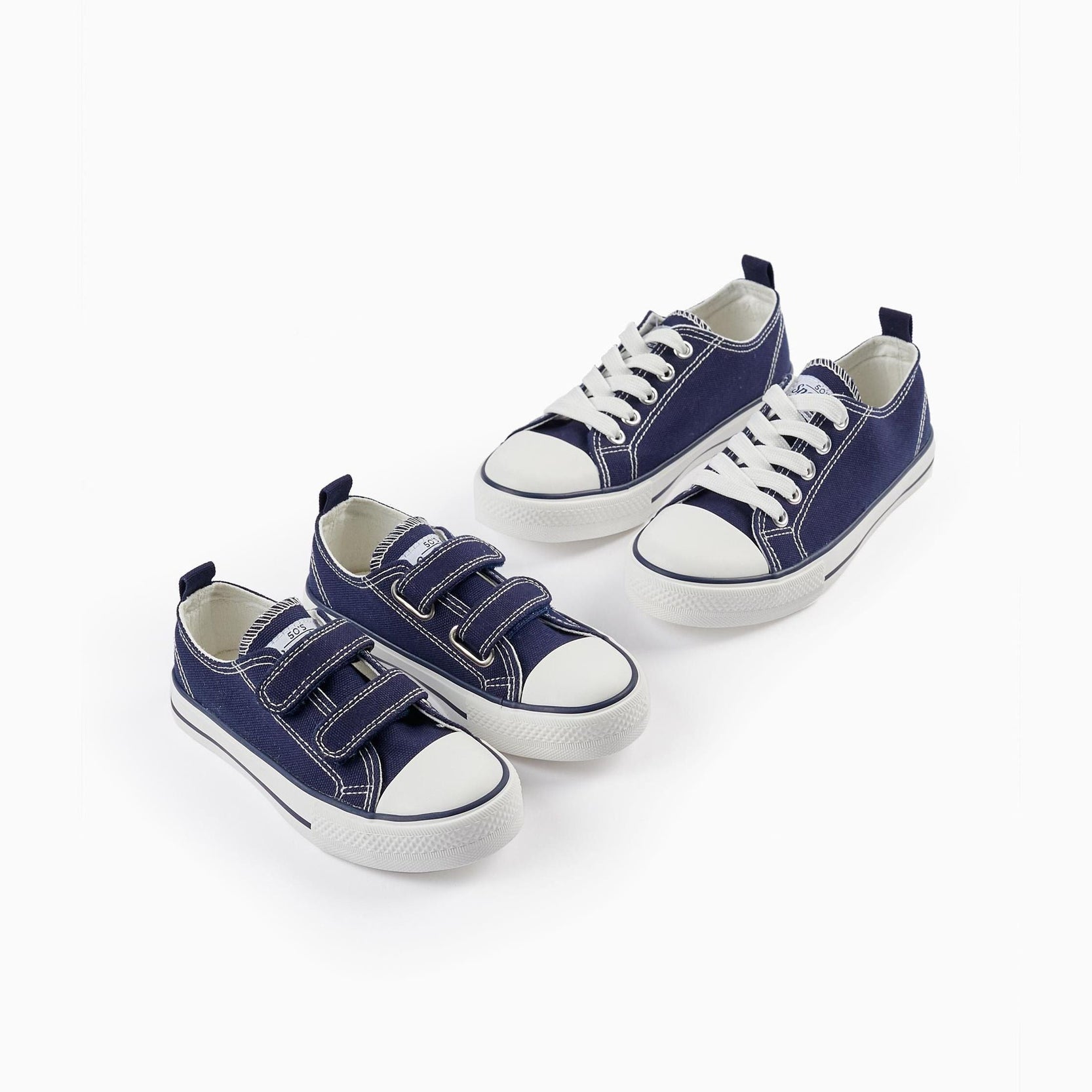 Denim Trainers for Children '50s Sneaker', Dark Blue