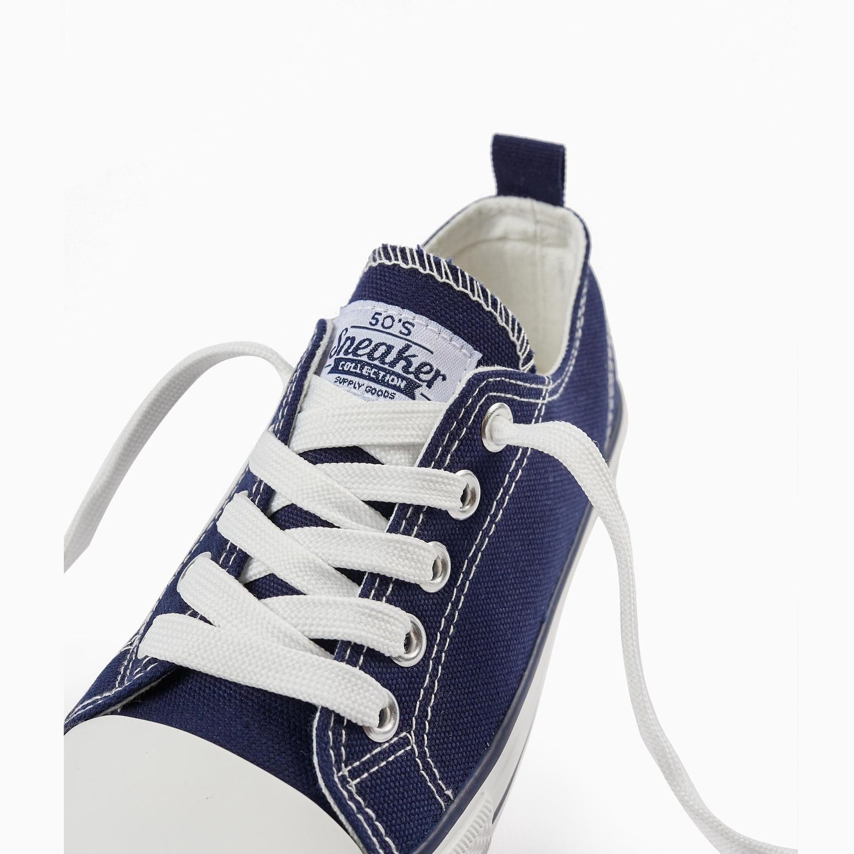 Denim Trainers for Children '50s Sneaker', Dark Blue