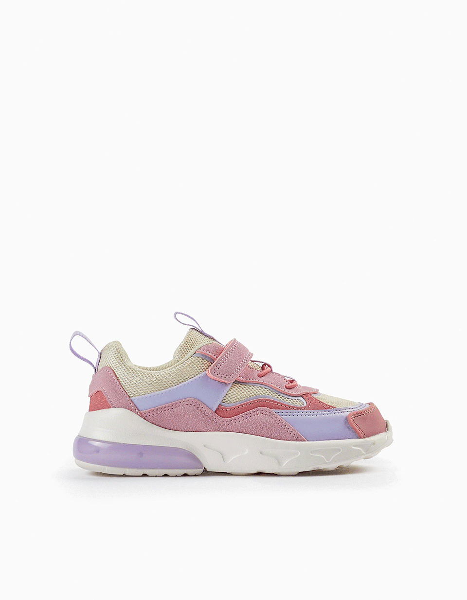 Trainers with Lights for Girls 'ZY Superlight', Pink/Purple/Beige