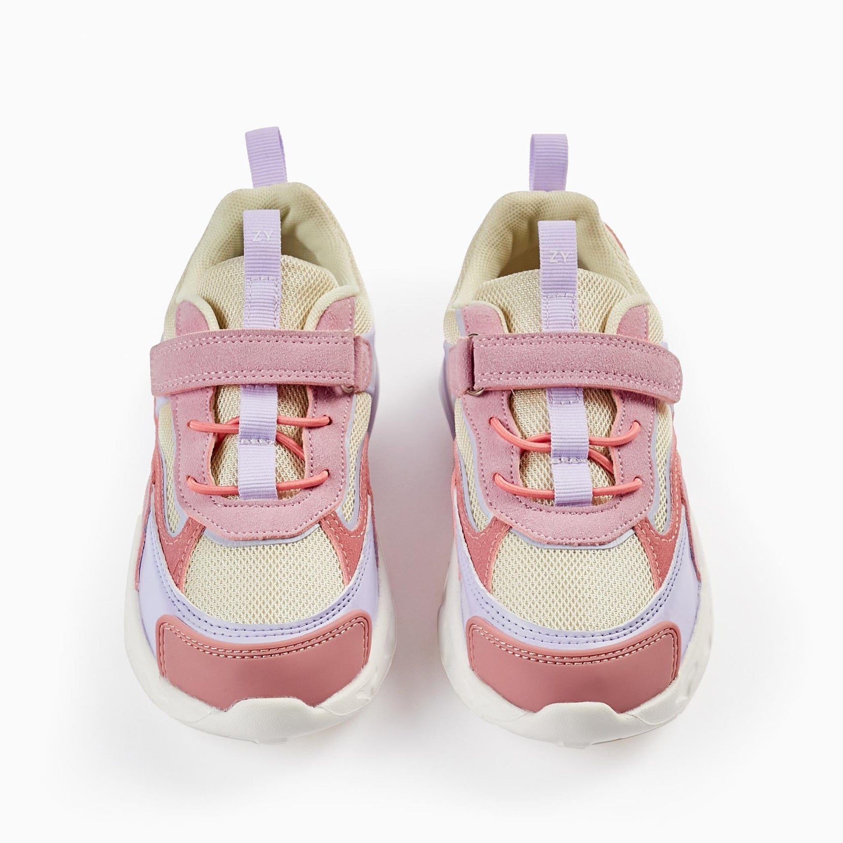 Trainers with Lights for Girls 'ZY Superlight', Pink/Purple/Beige
