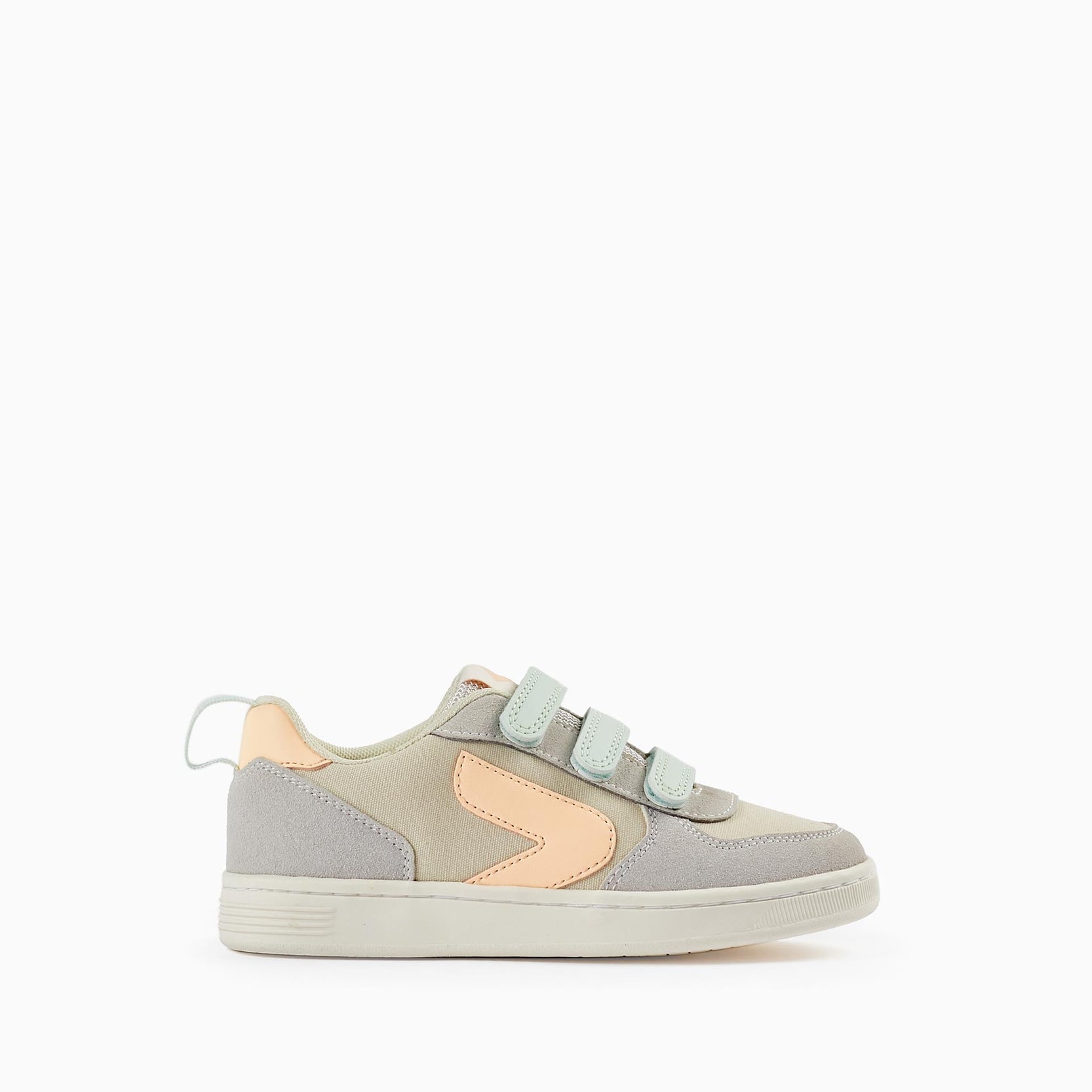 Trainers for Girls 'ZY Move', Grey/Mint/Peach