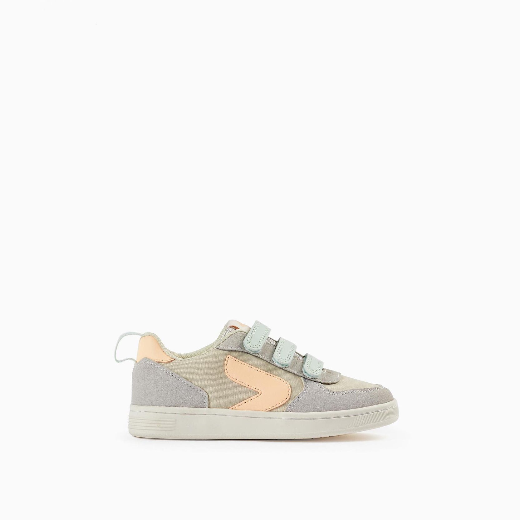 Trainers for Girls 'ZY Move', Grey/Mint/Peach