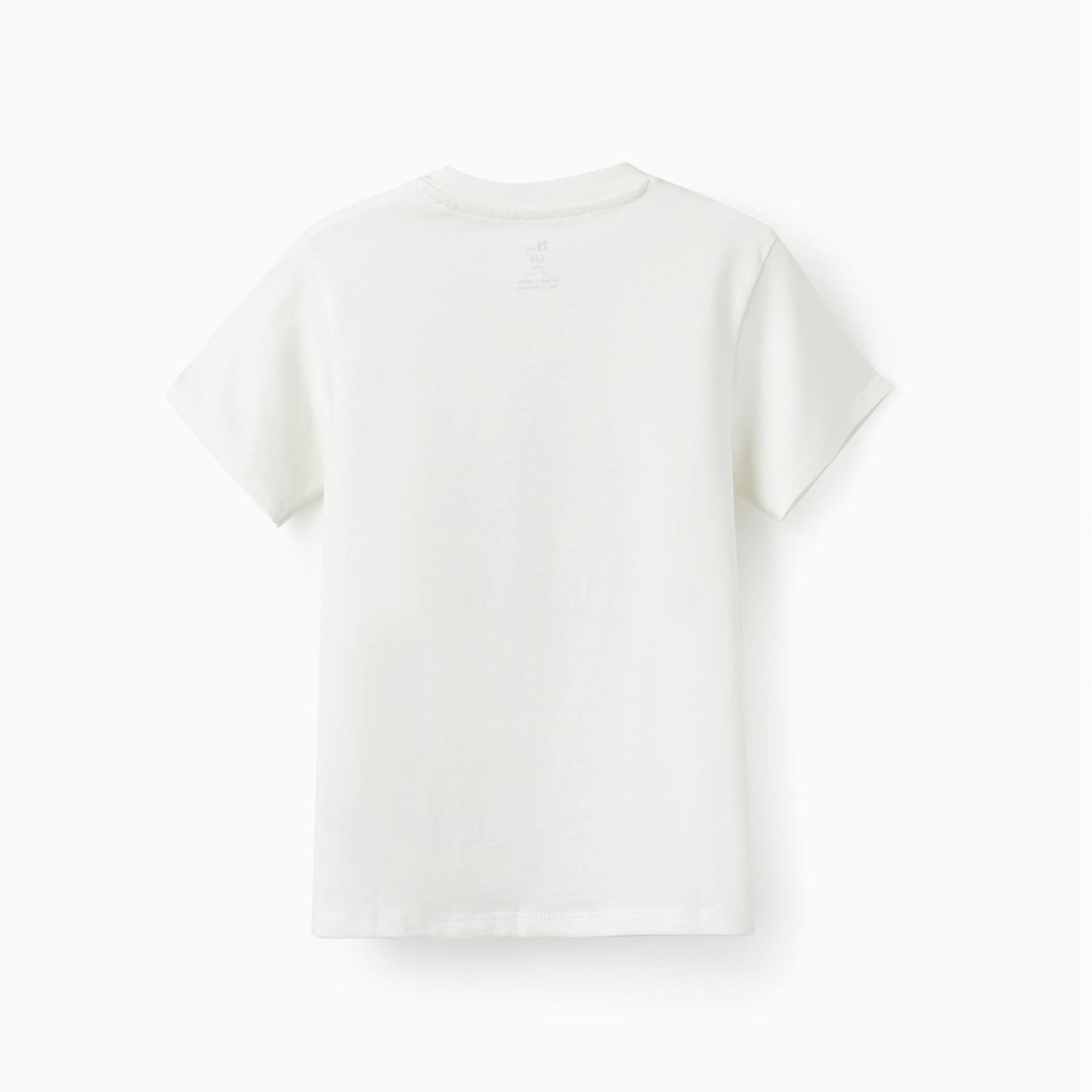 Cotton T-Shirt for Boys 'Nature Always Finds', White