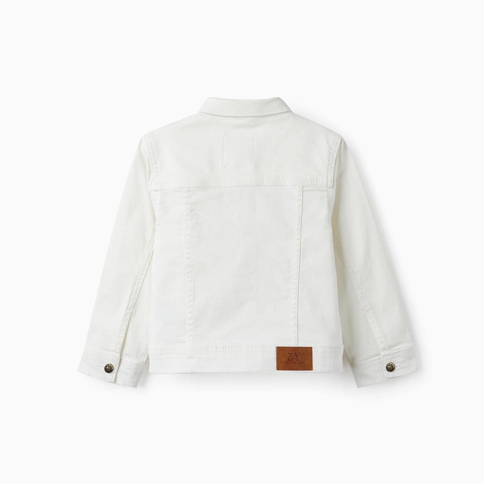 Denim Jacket for Girls, White