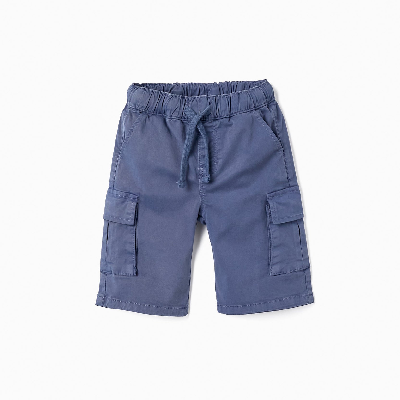 Twill Sports Shorts for Boys, Dark Blue