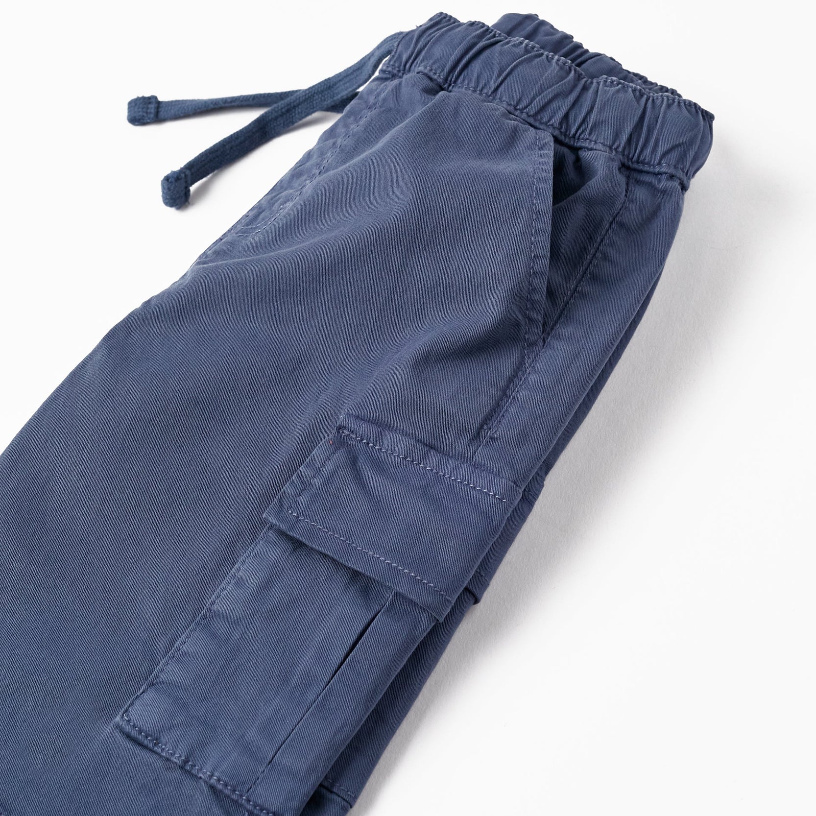 Twill Sports Shorts for Boys, Dark Blue