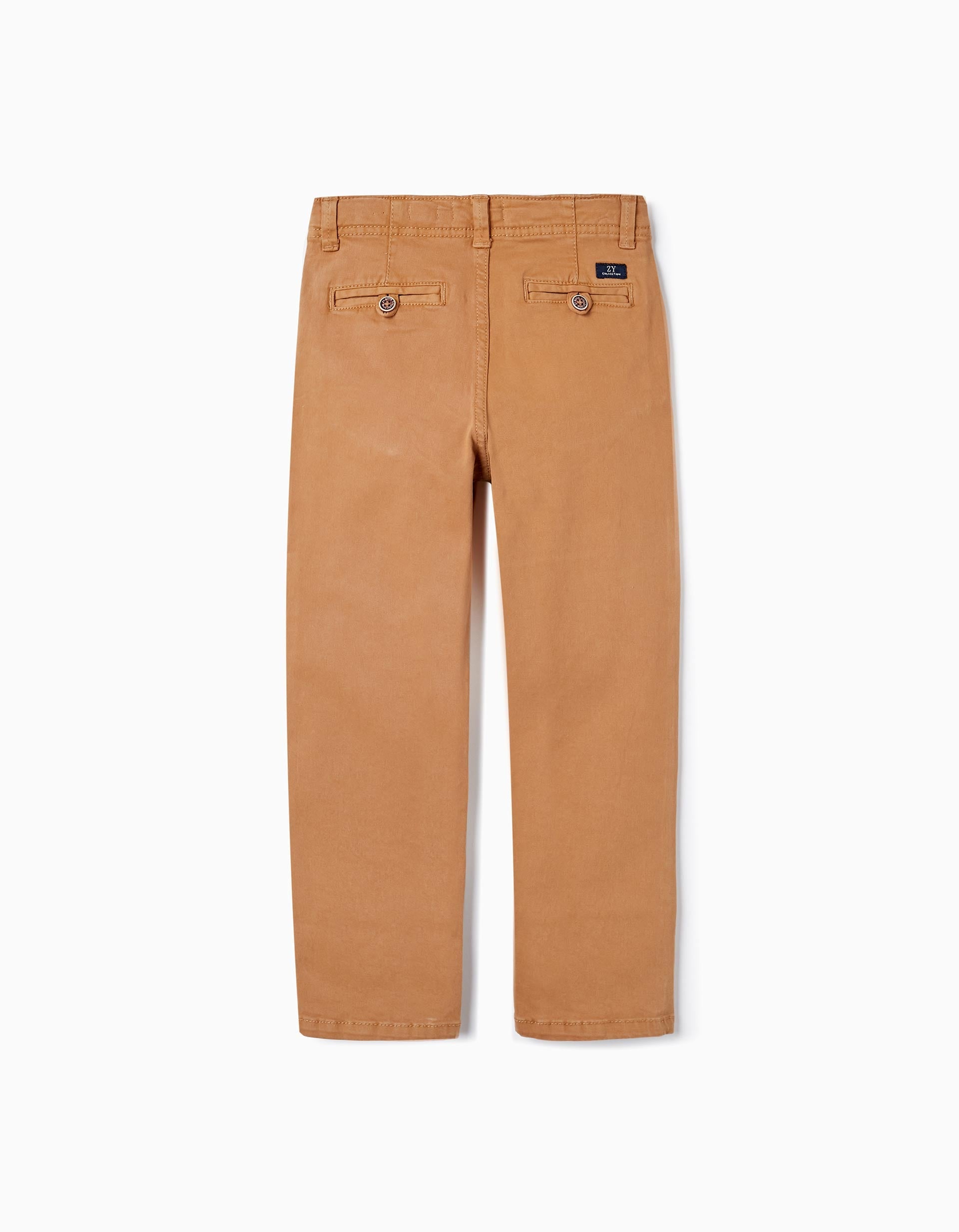CHINO PANTS TWILL, BEIGE, 4/5