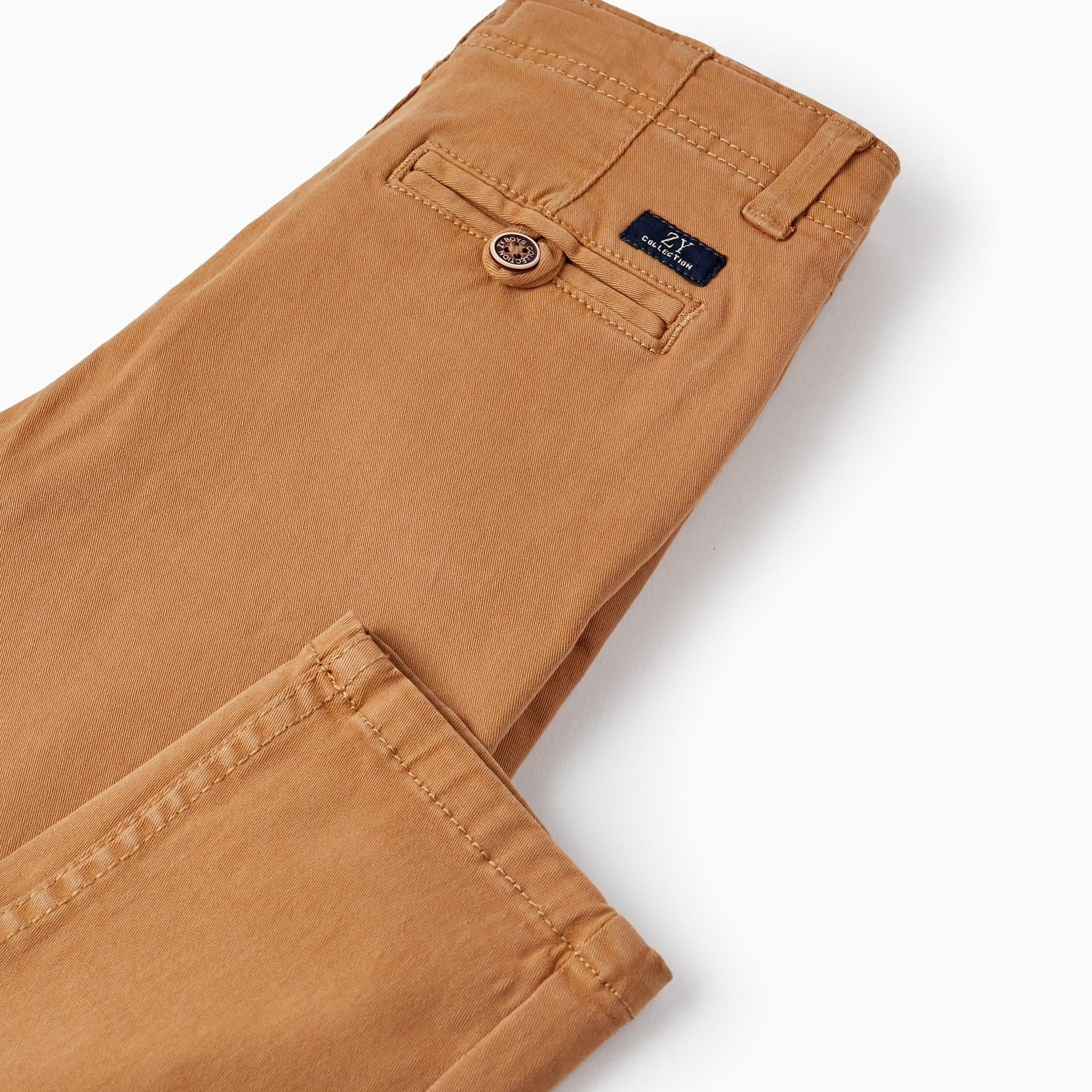 CHINO PANTS TWILL, BEIGE, 4/5