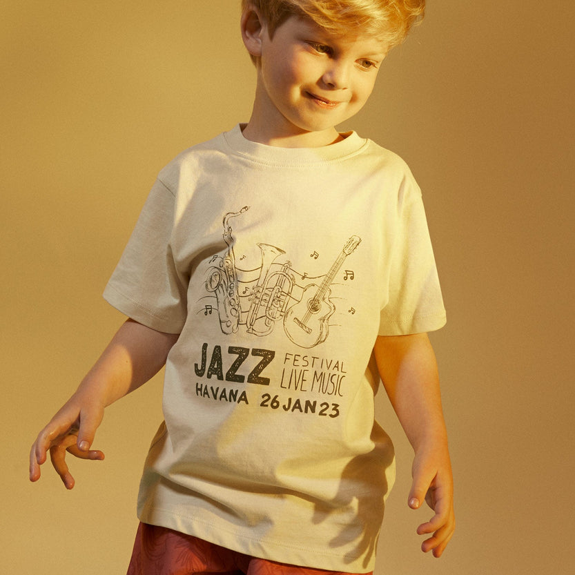 Cotton T-shirt for Boys 'Havana', White