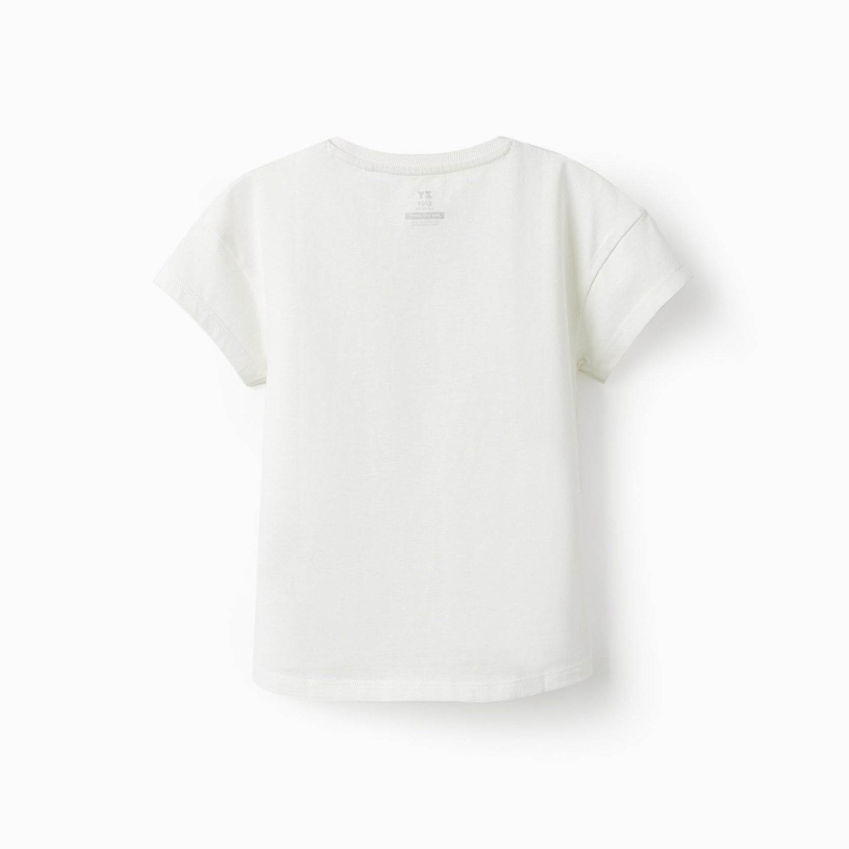 Short Sleeve T-Shirt for Girls 'Follow the Sun', White
