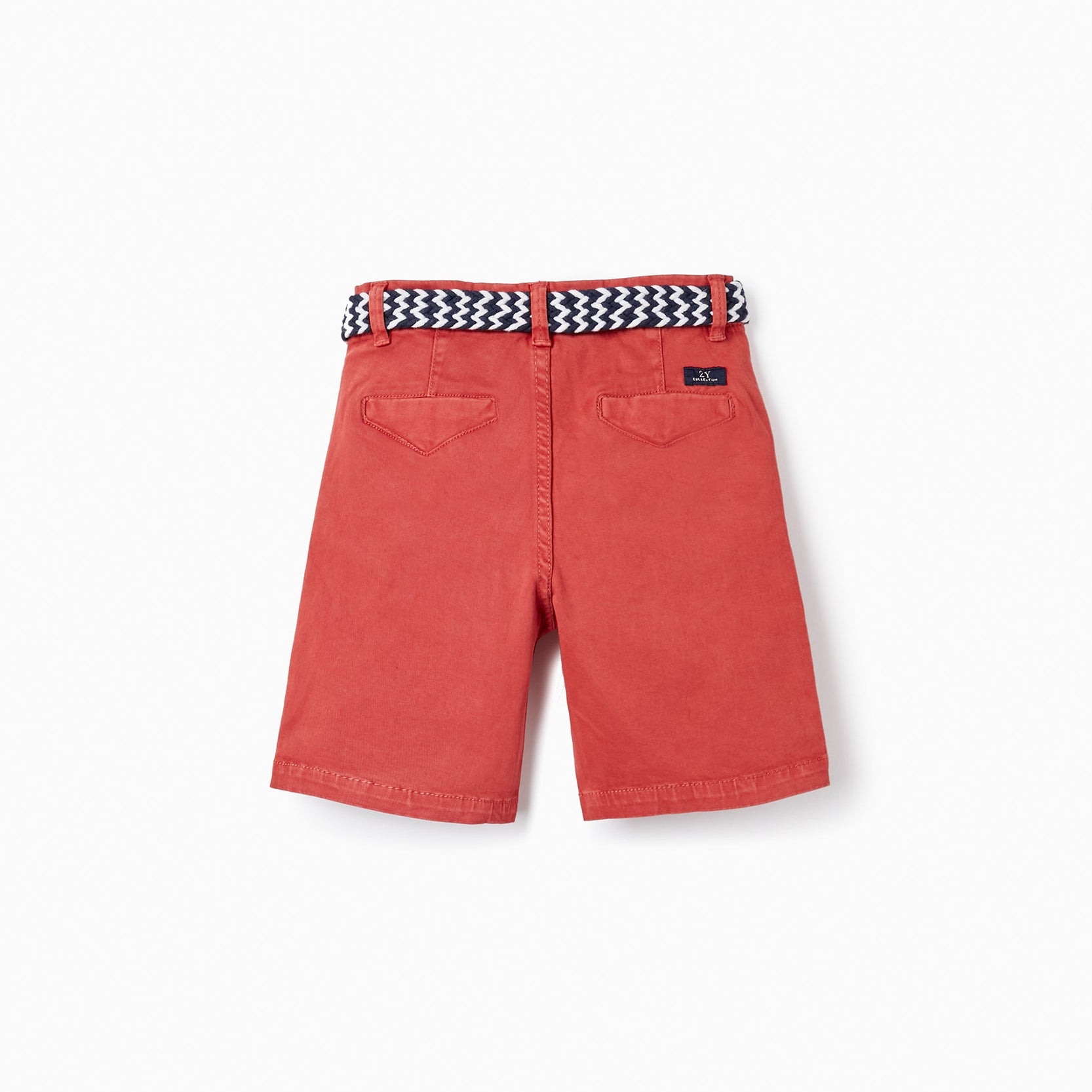 Shorts with Belt for Boys 'Midi', Red
