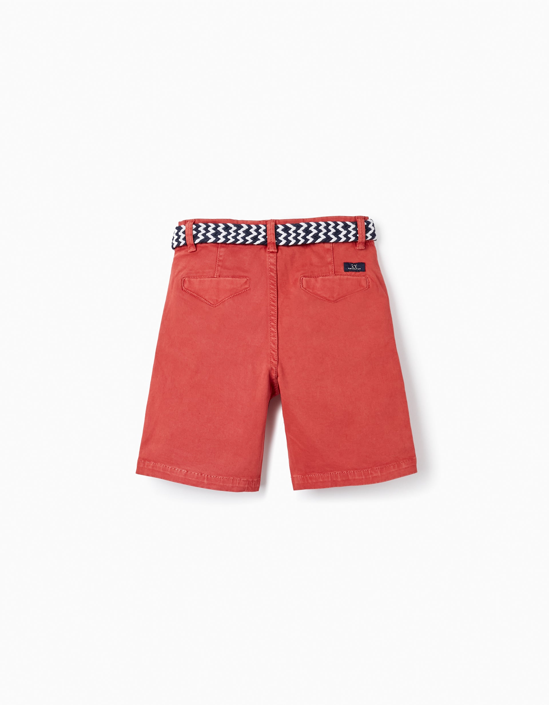 Shorts with Belt for Boys 'Midi', Red