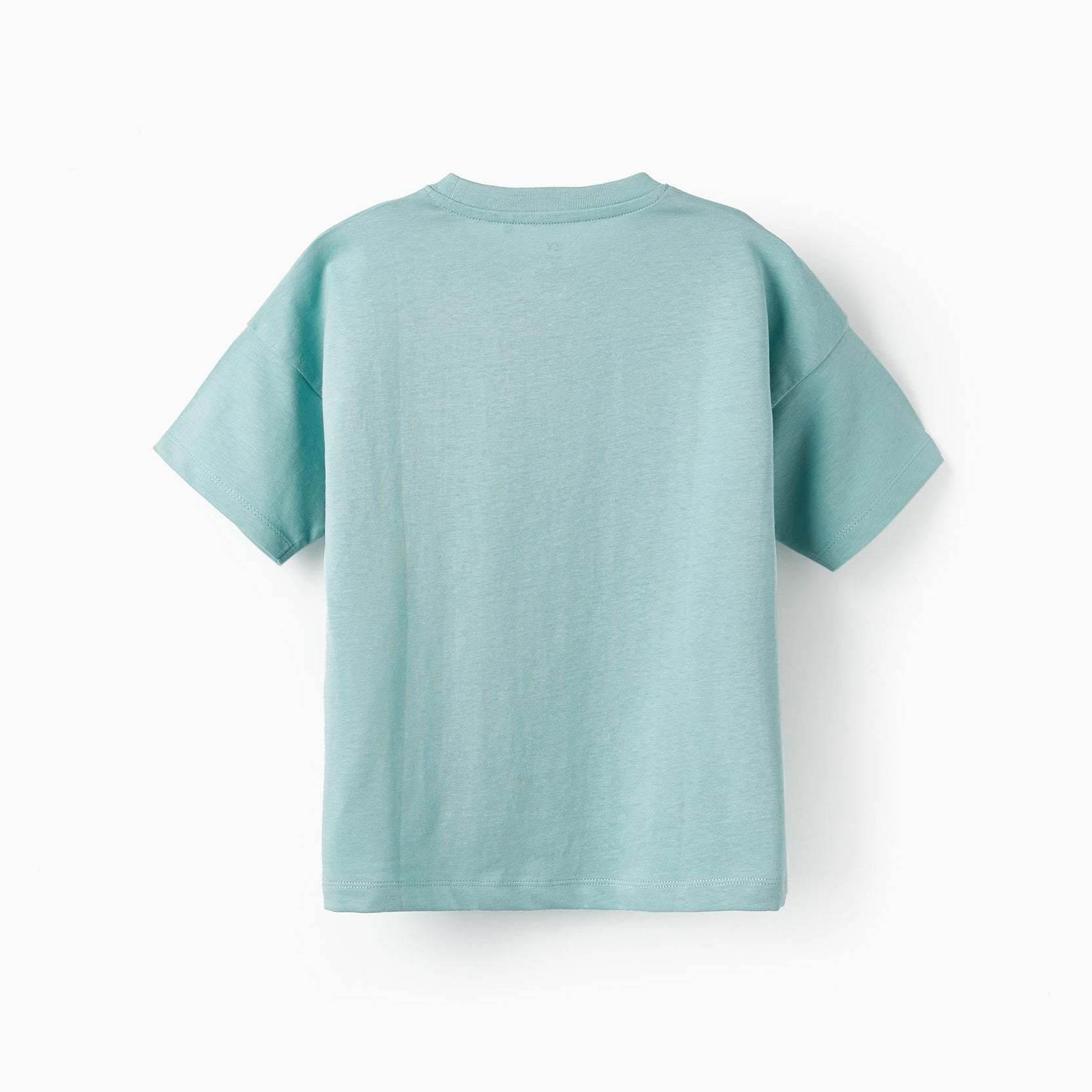 Cotton T-Shirt for Boys 'No Bad Waves', Aqua Green