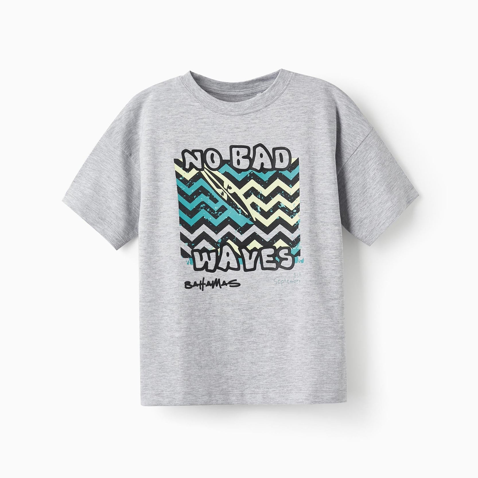 Cotton T-Shirt for Boys 'Nature Takeover', Grey