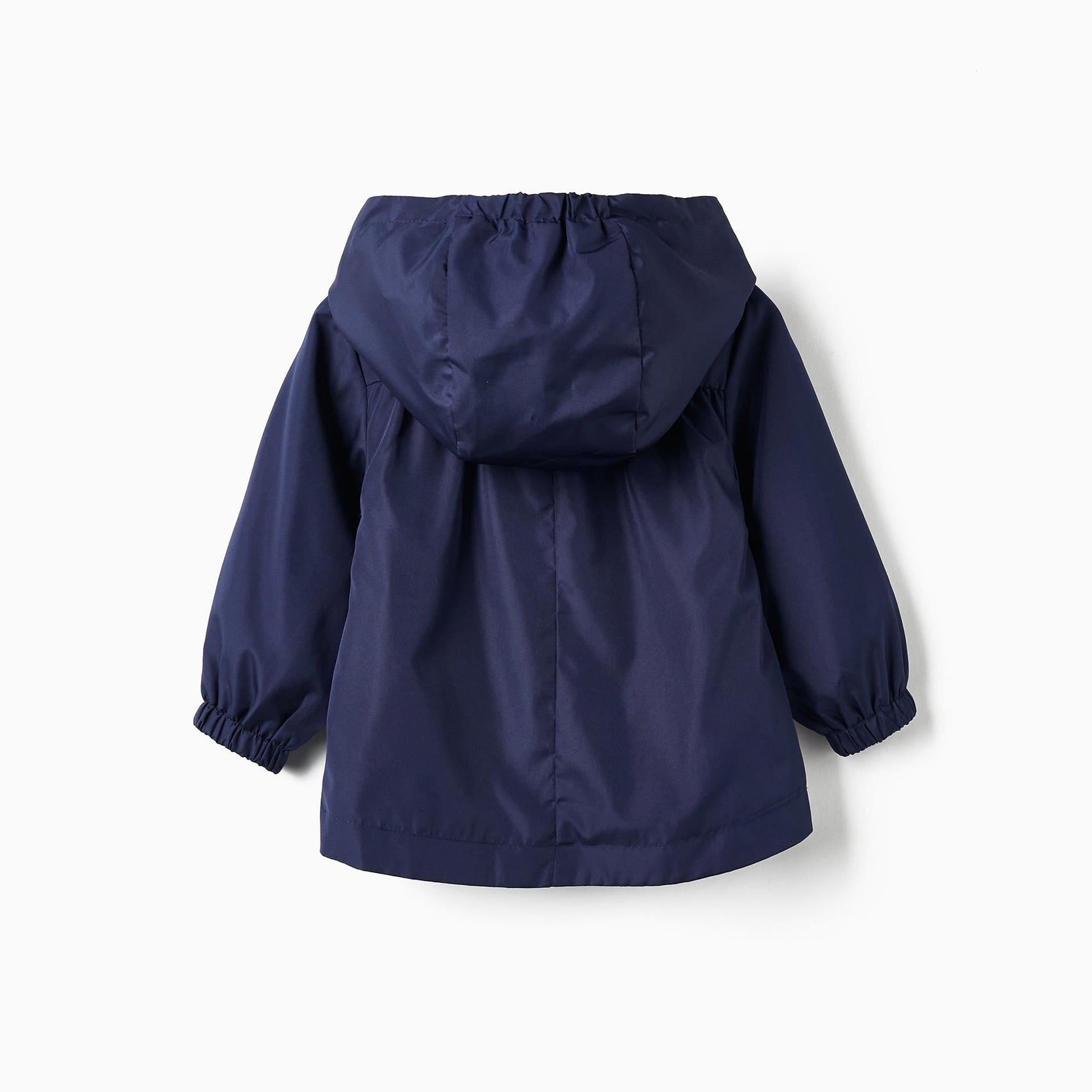 Hooded Parka for Baby Girls, Dark Blue