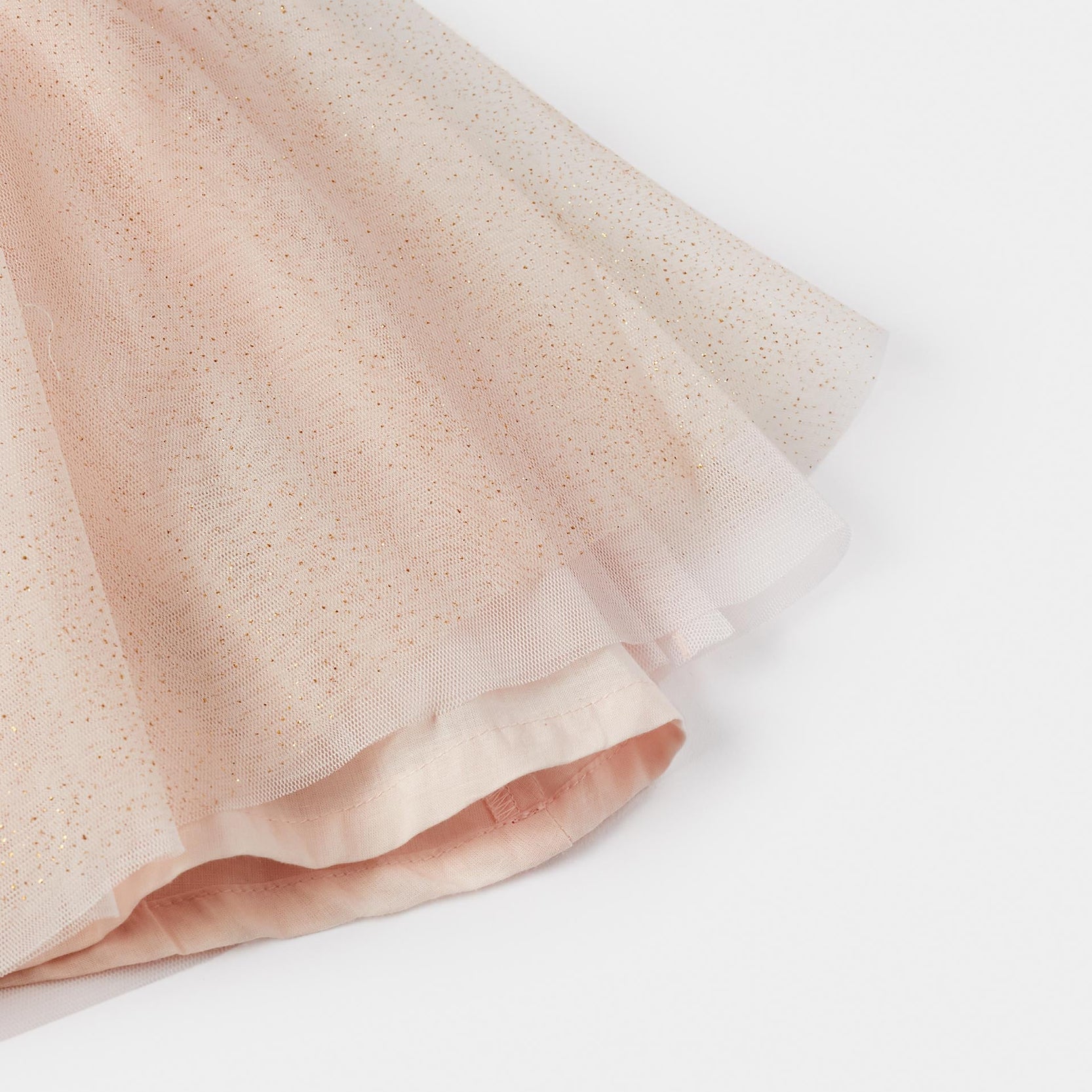 Dress in Tulle and Cotton for Baby Girls 'Special Days', Light Pink