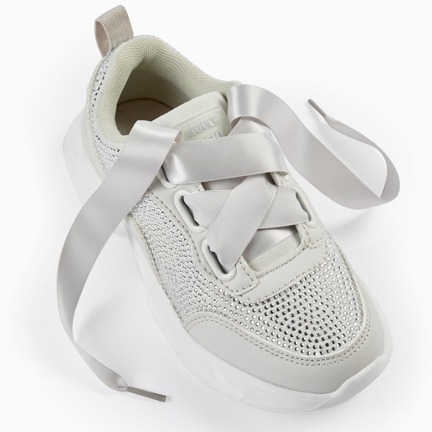 Trainers with Sparkles for Girls 'Superlight', Grey