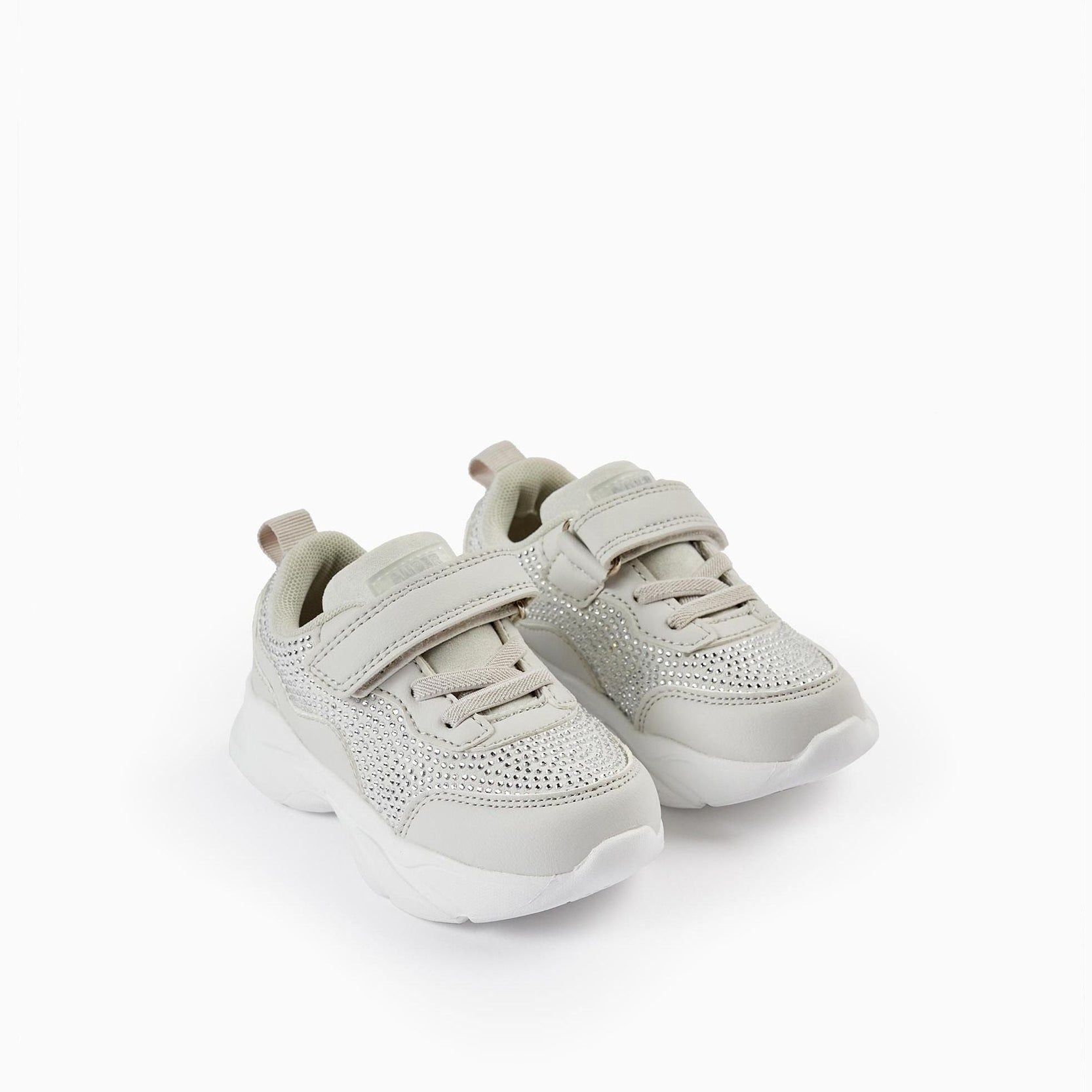 Trainers with Sparkles for Baby Girls 'ZY Superlight', Grey