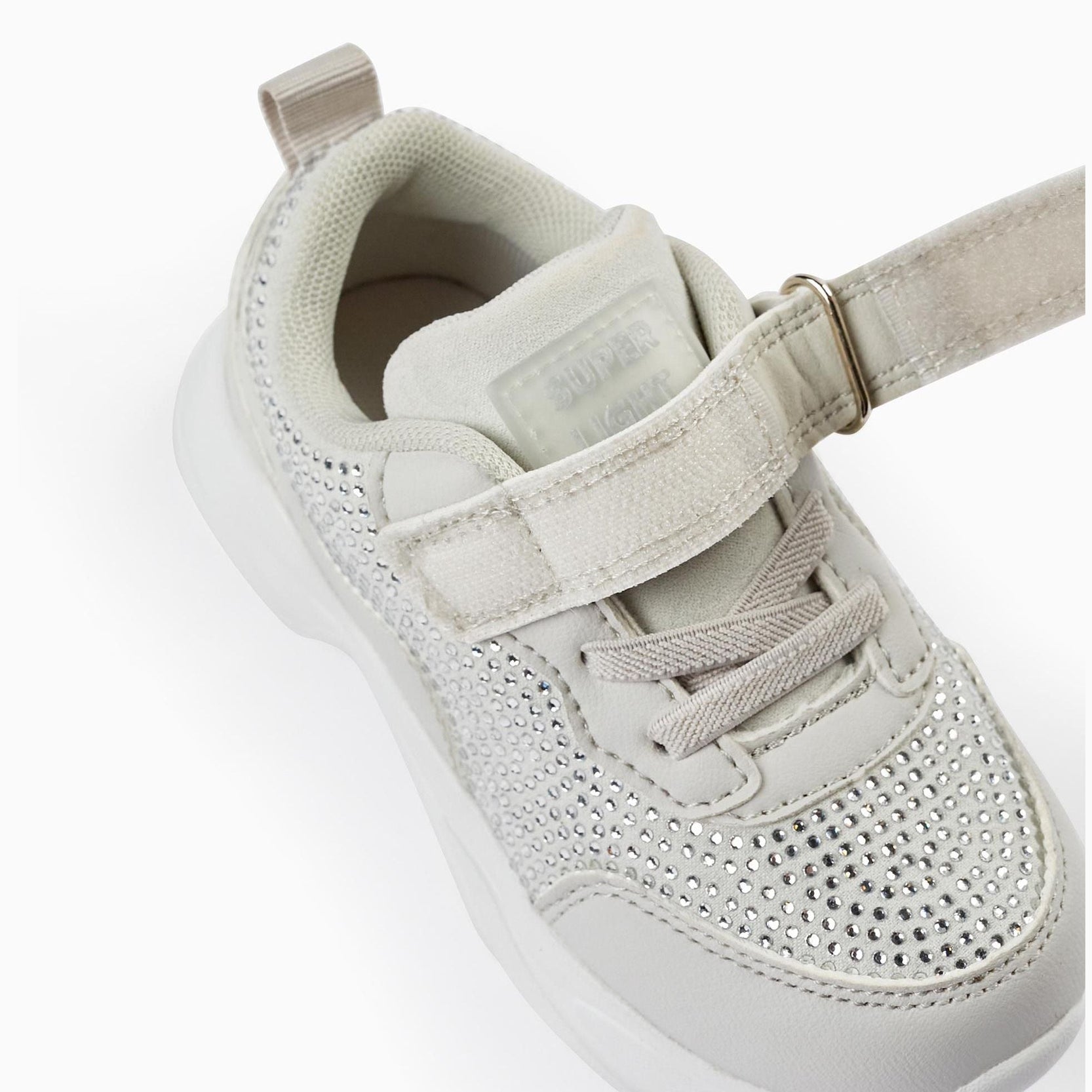 Trainers with Sparkles for Baby Girls 'ZY Superlight', Grey