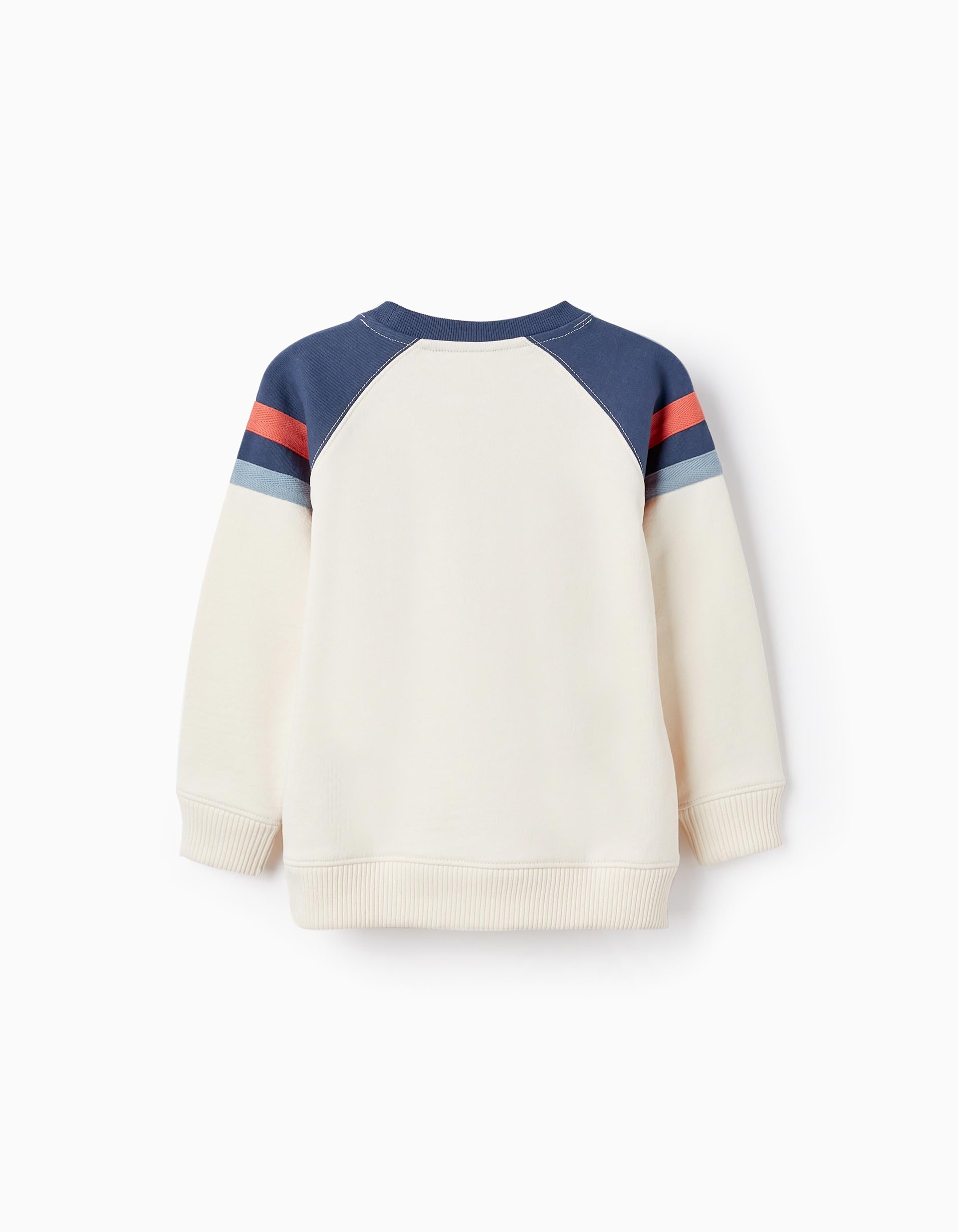 Cotton Sweatshirt for Boys 'B&S', White
