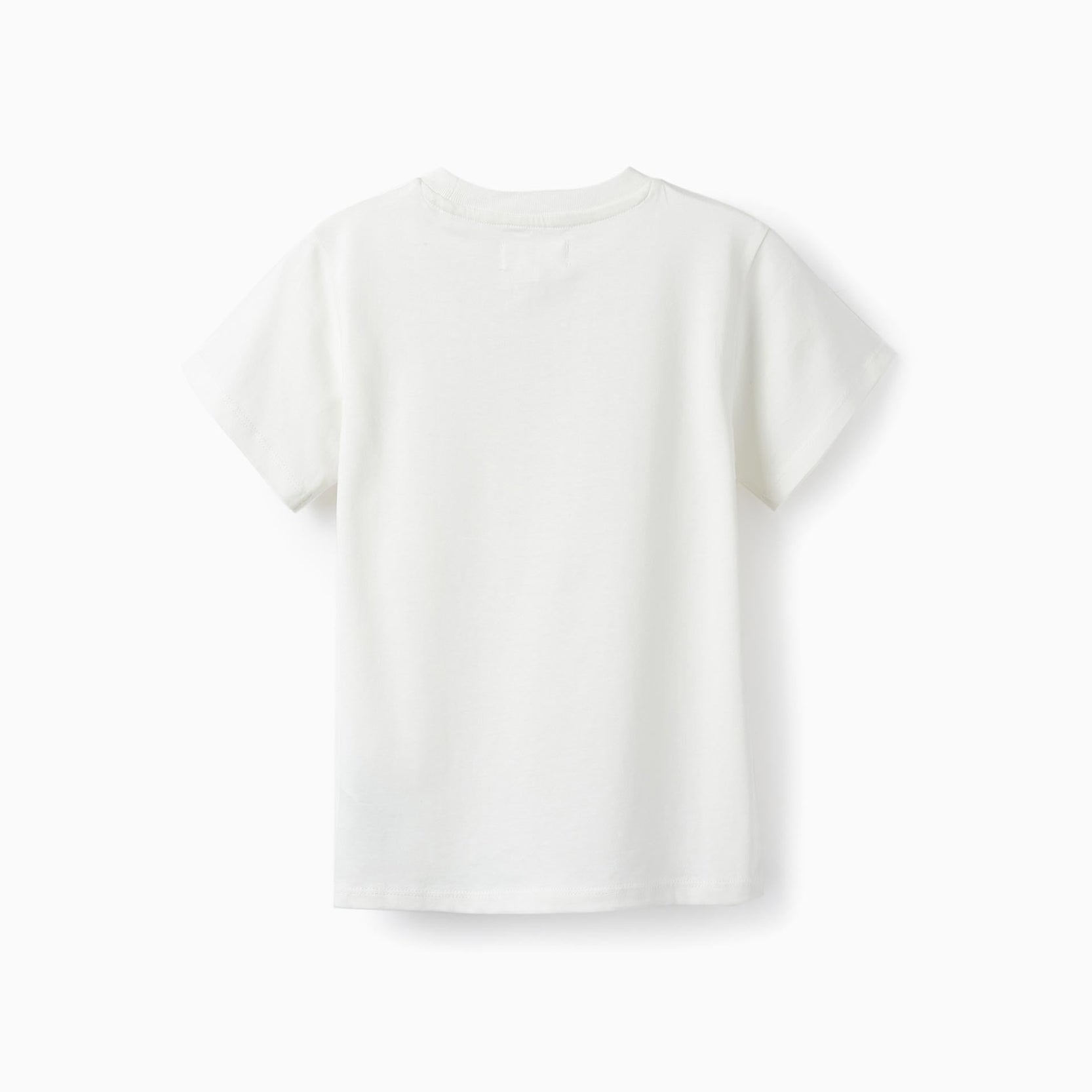 Cotton T-Shirt for Boys, White