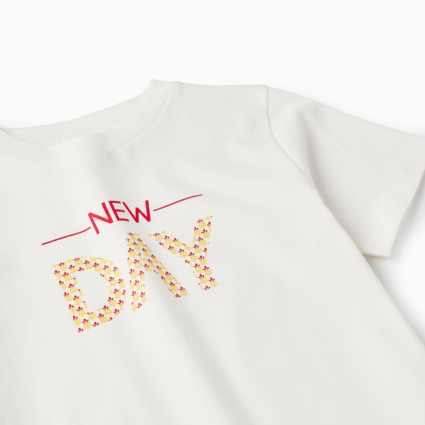 Cotton T-Shirt for Boys, White