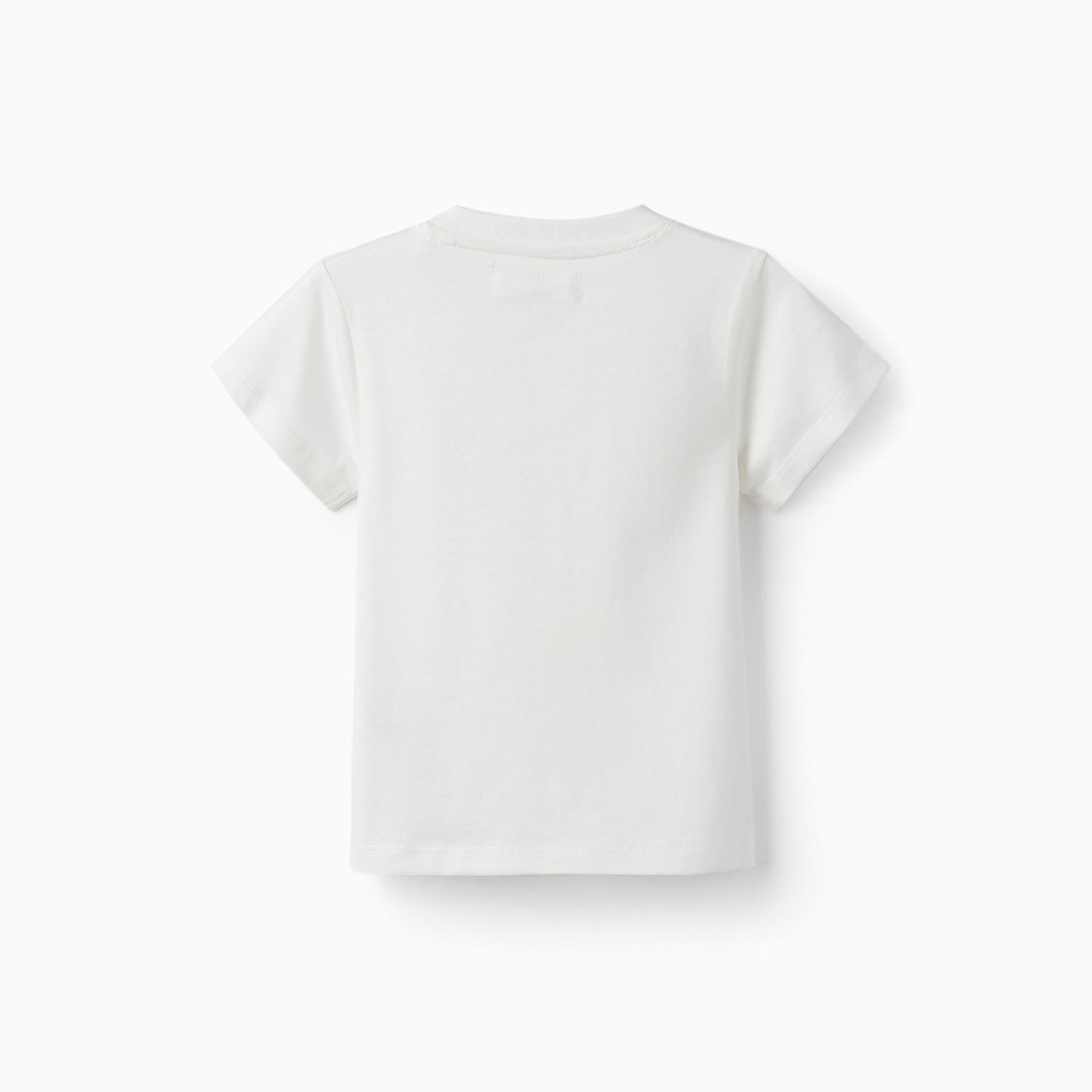 Cotton T-Shirt for Baby Boys, White