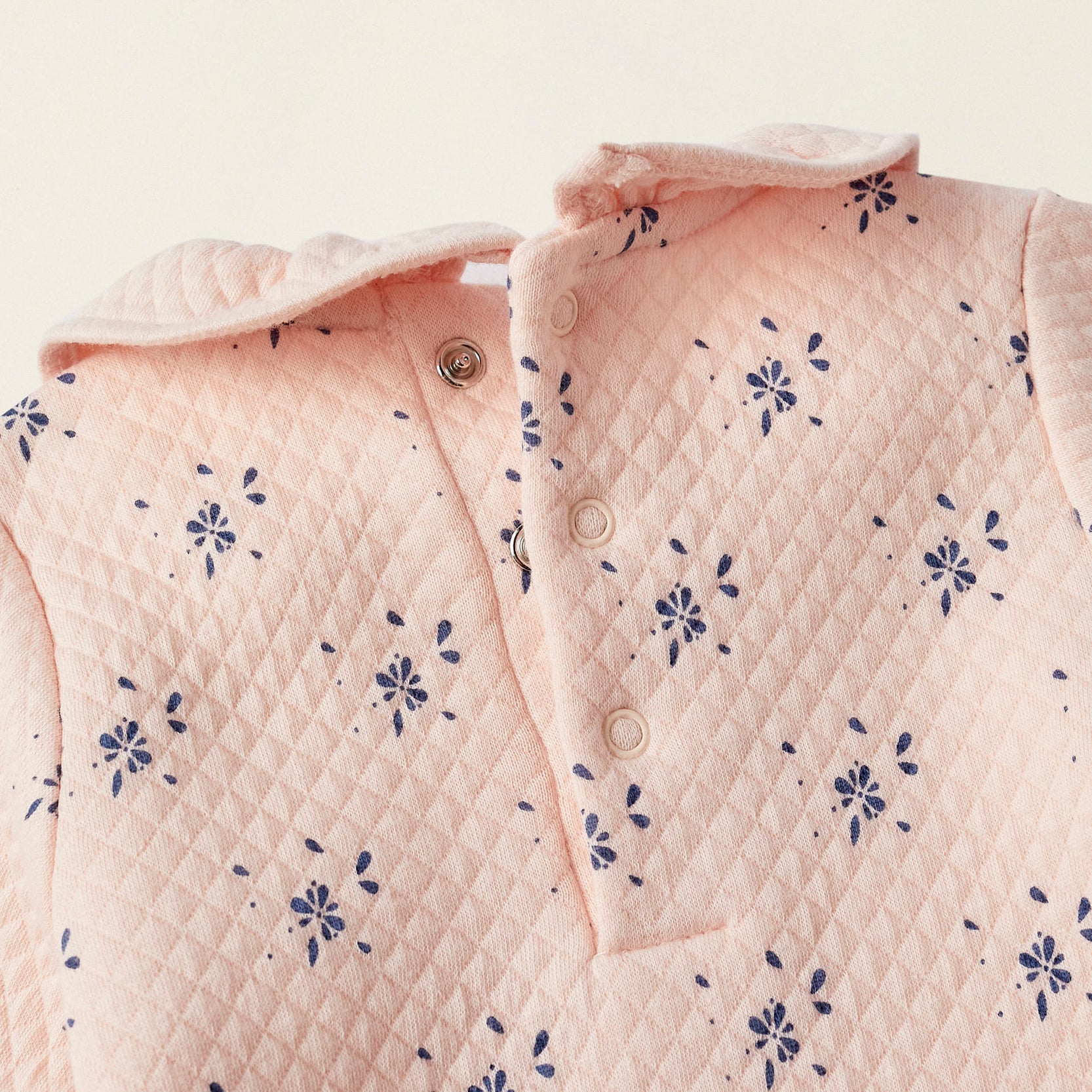 Padded Set Sweater + Trousers for Newborn Girls, Pink