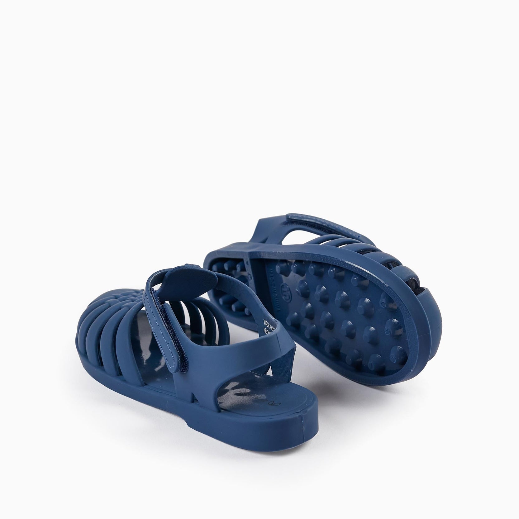 Rubber Sandals for Boys 'Jellyfish', Dark Blue