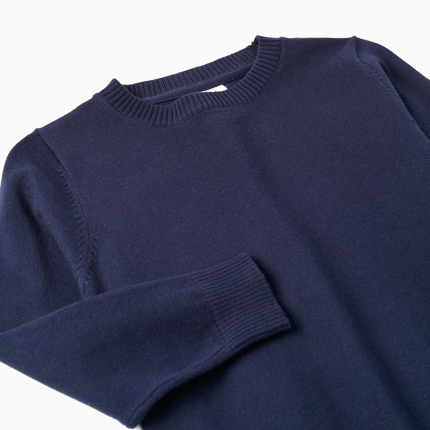 Knitted Jumper for Boys, Dark Blue