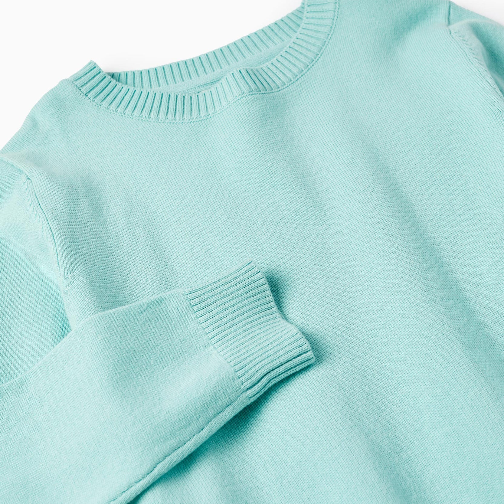 Knitted Jumper for Boys, Light Blue