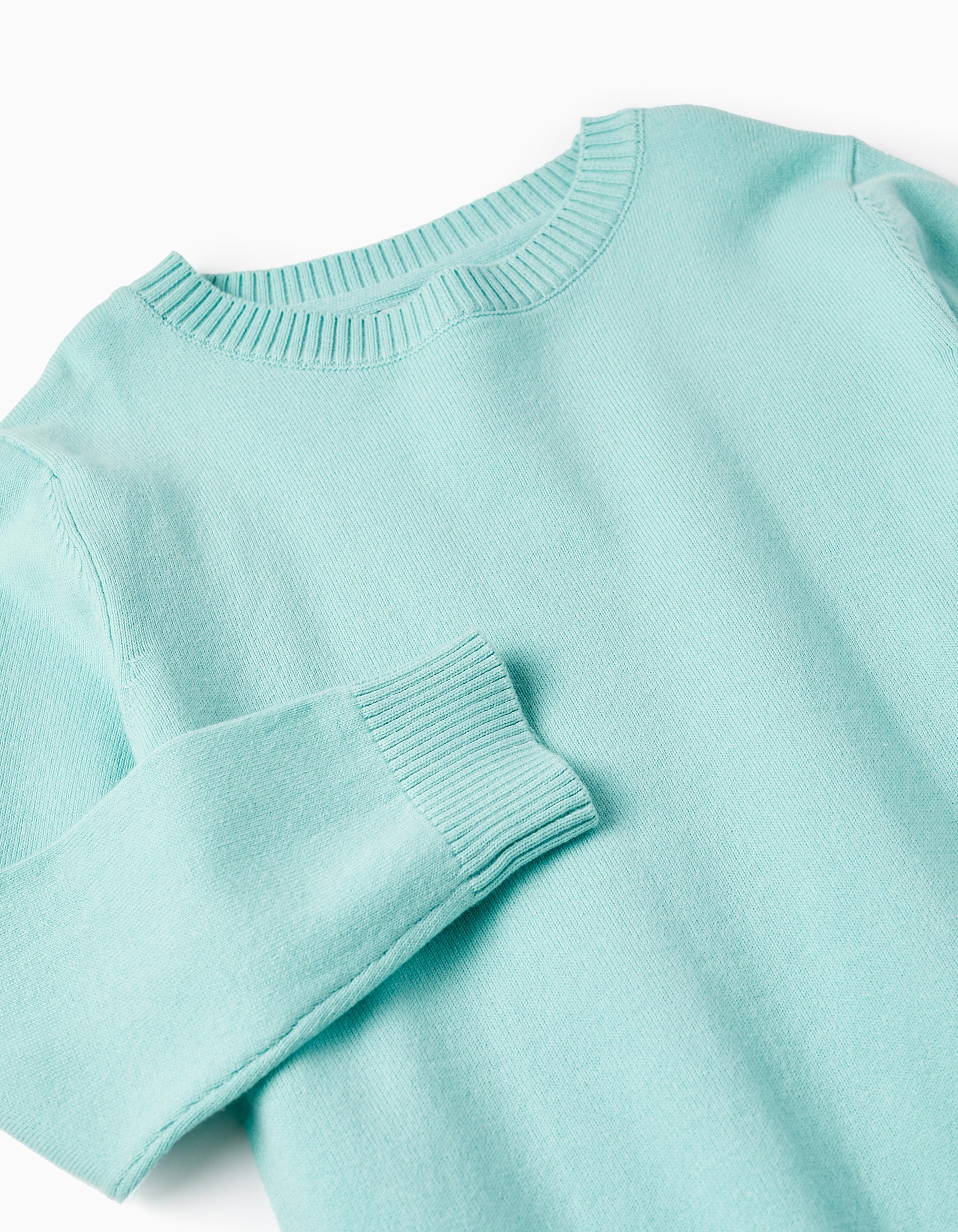 Knitted Jumper for Boys, Light Blue